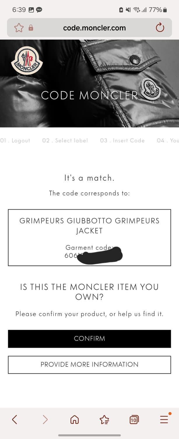 24SS 몽클레어 그림퍼스 바람막이 자켓 3사이즈 상품이미지10