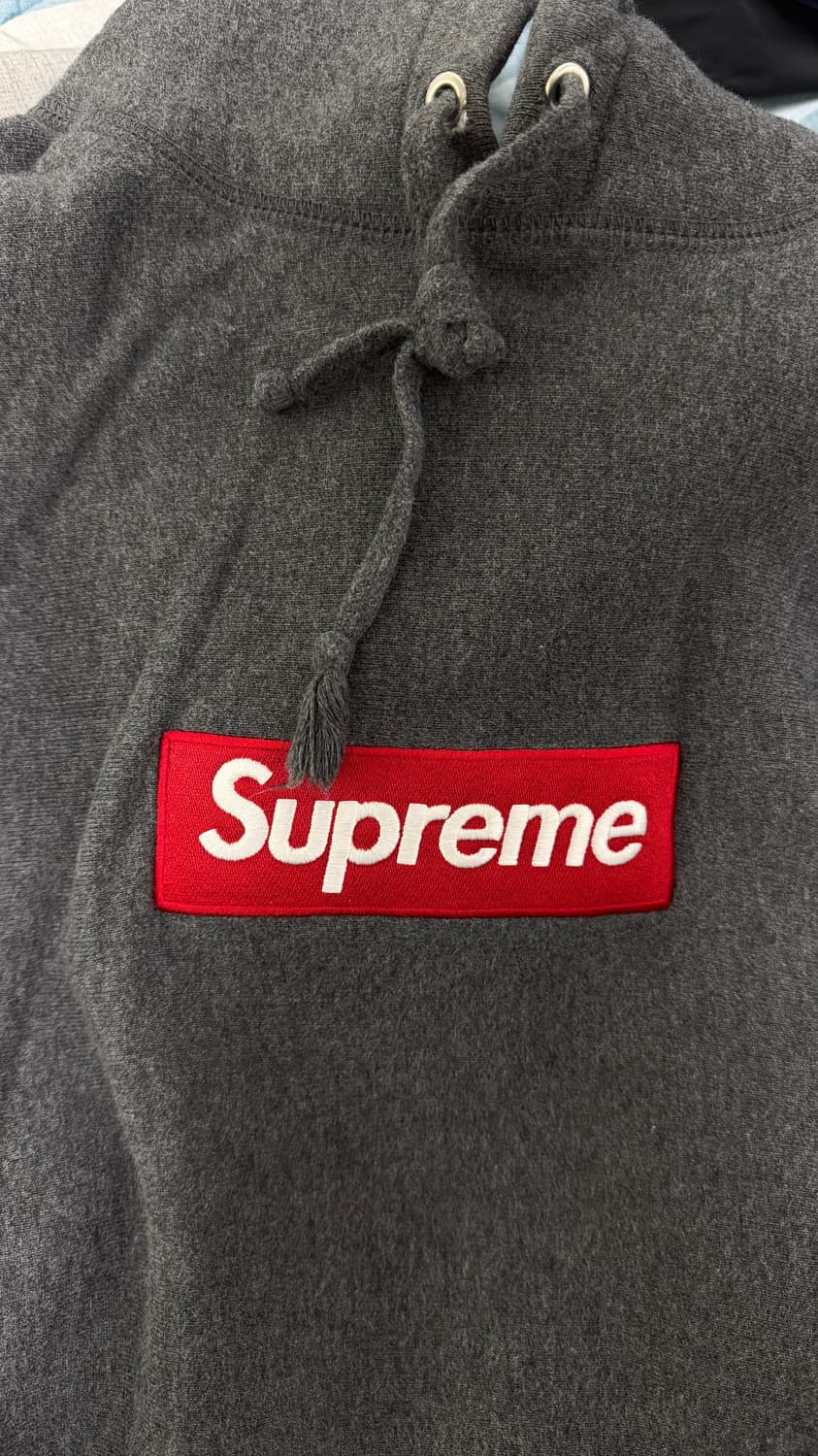  [XL]슈프림 박스로고 후드 스웨트셔츠 차콜 - 21FW 상품이미지4