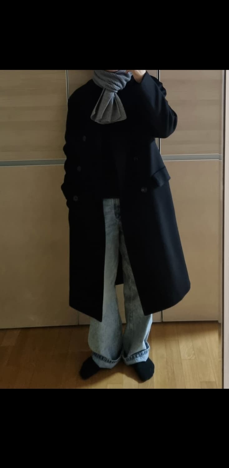 주앙옴므 더블코트 블랙 L 상품이미지3