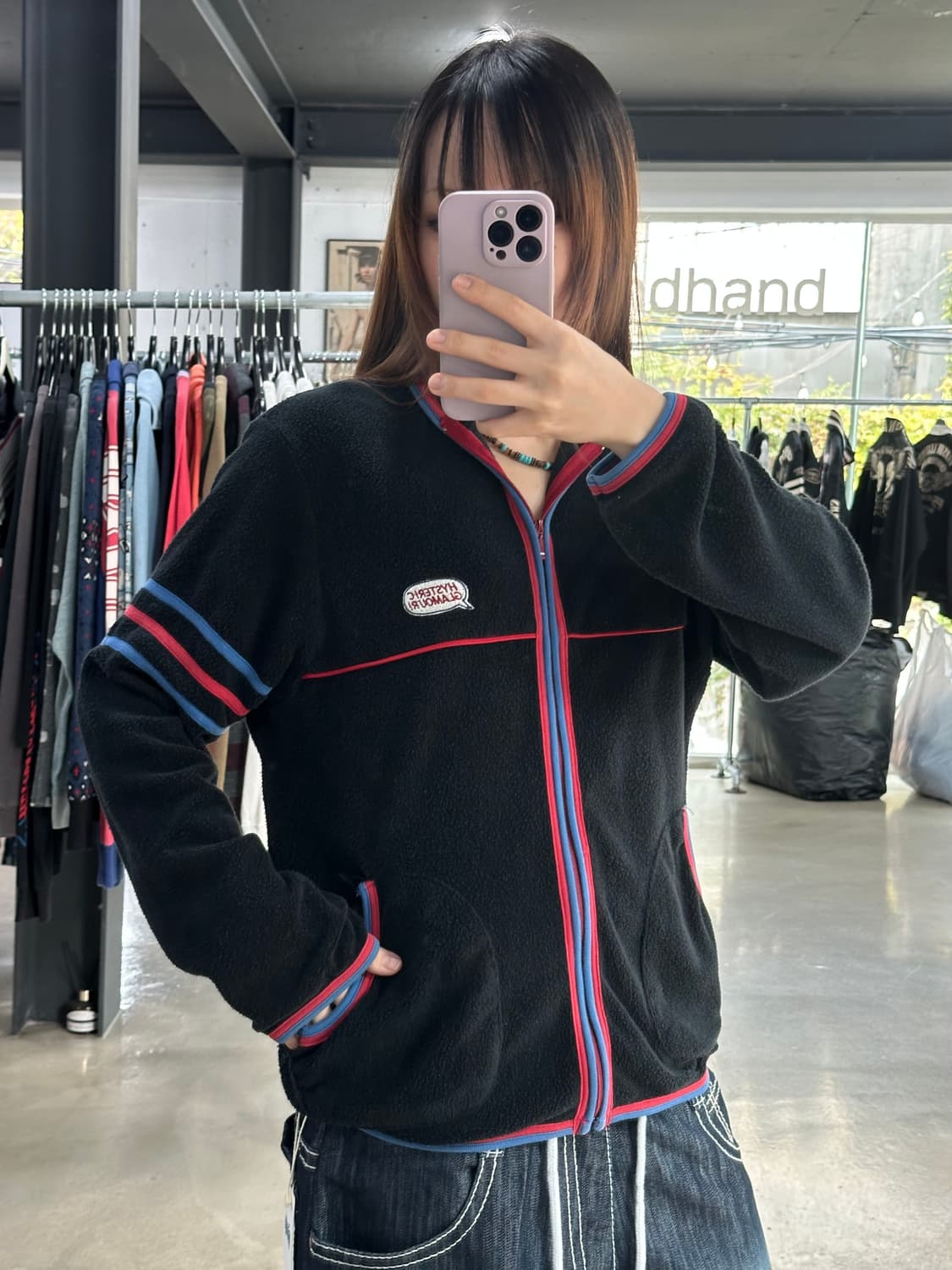 히스테릭글래머 태리 플리스 집업 상품이미지1