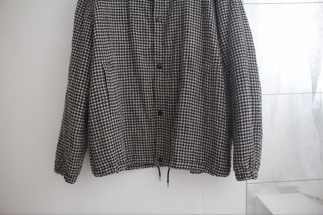 Alexander mcqueen mcq 체크 울 봄버 자켓 상품이미지5