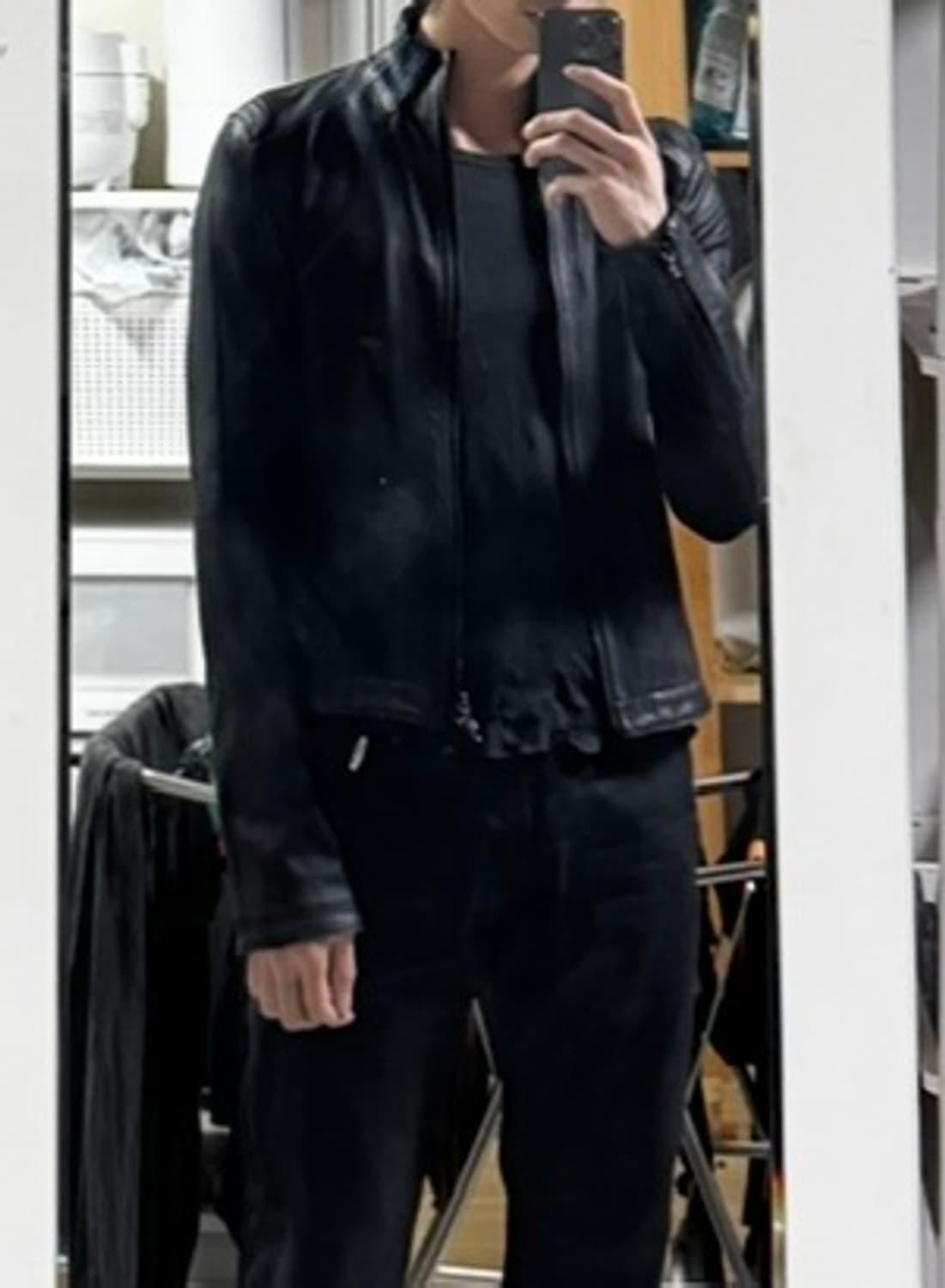 Julius 25/26aw coated cotton knit jacket 상품이미지4