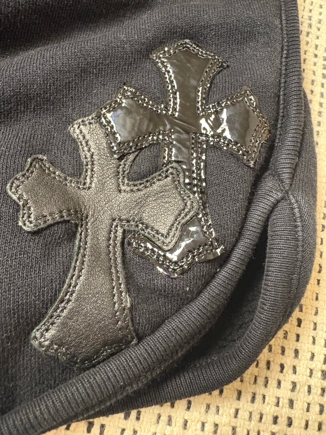 크롬하츠 더블크로스패치 숏팬츠 상품이미지2