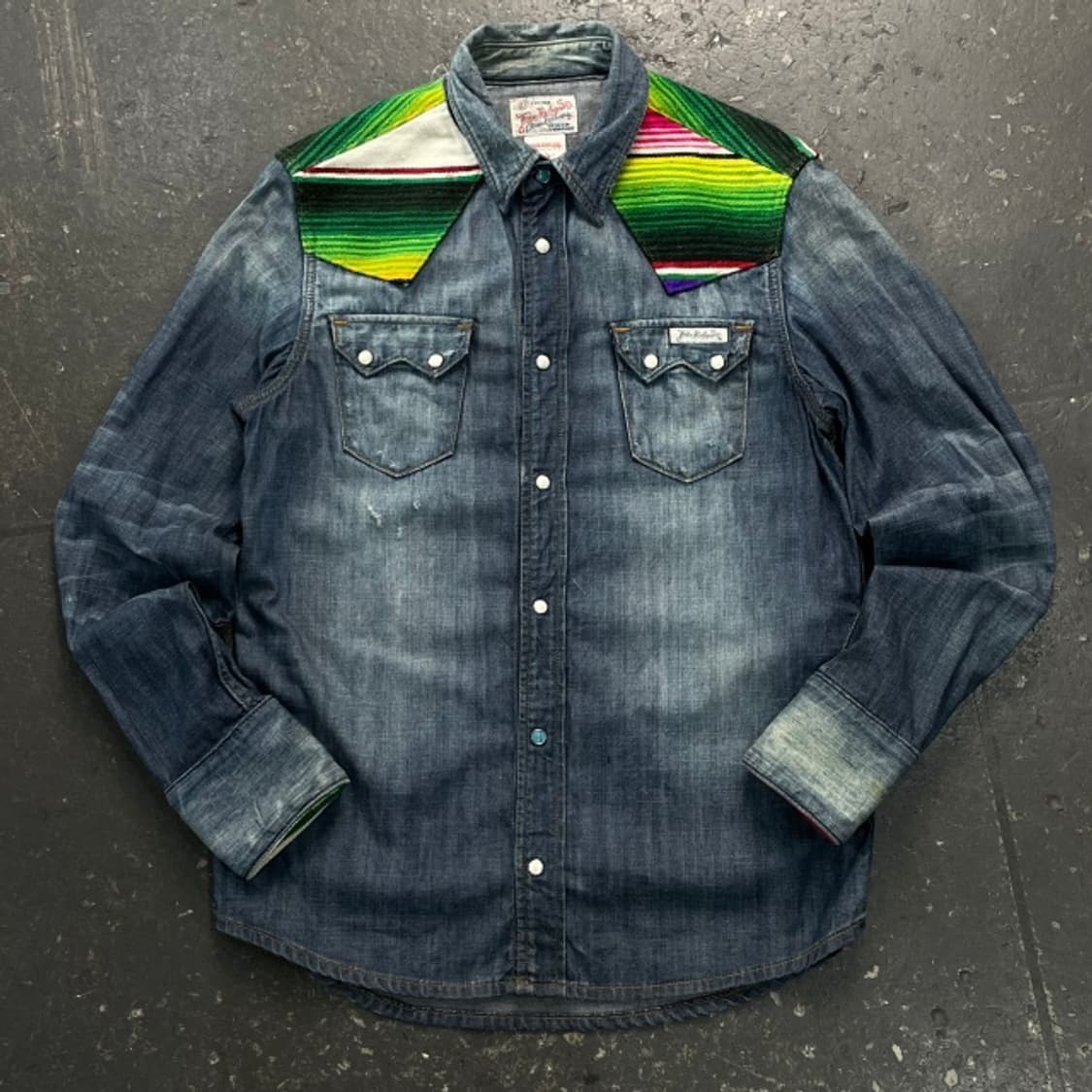 95 트루릴리전 웨스턴 데님셔츠 상품이미지1