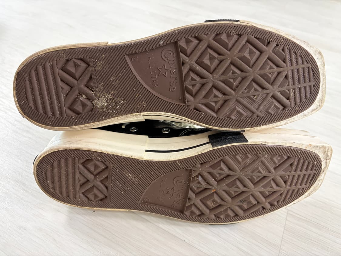 컨버스 x 다크쉐도우 터보다크 척 70 하이 블랙 래커드 데님 상품이미지7