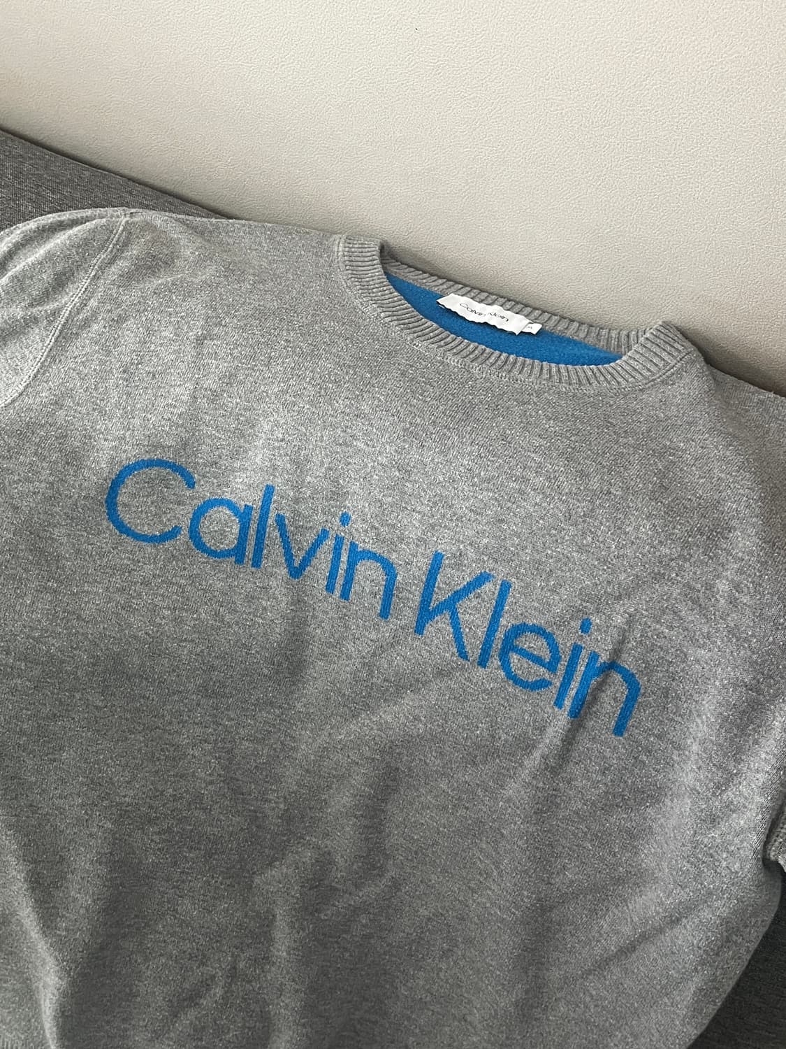 캘빈클라인 그레이 스웨터 긴팔 상품이미지1