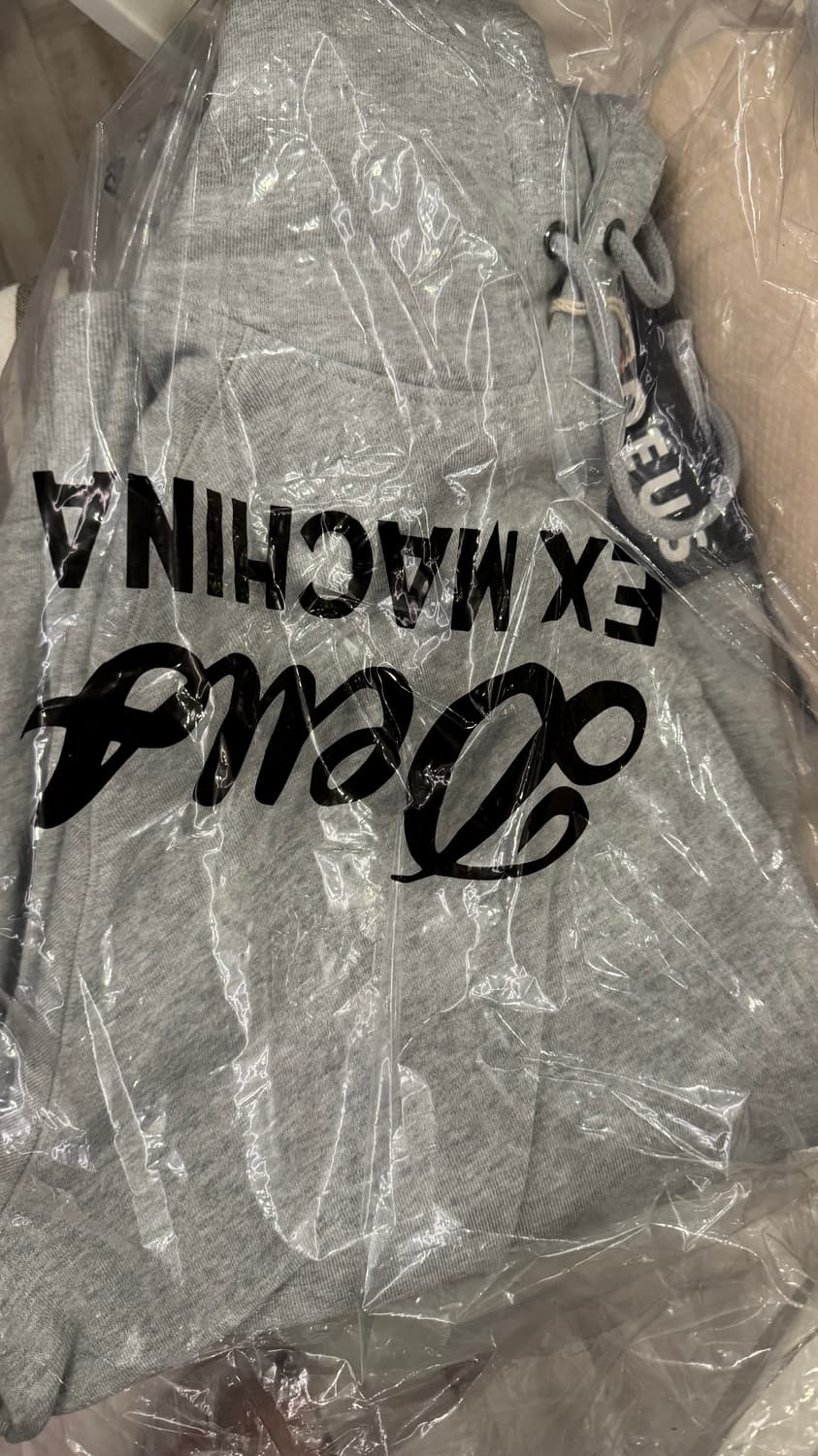 새상품) 데우스 엑스 마키나 후드티 XL 블랙 상품이미지3