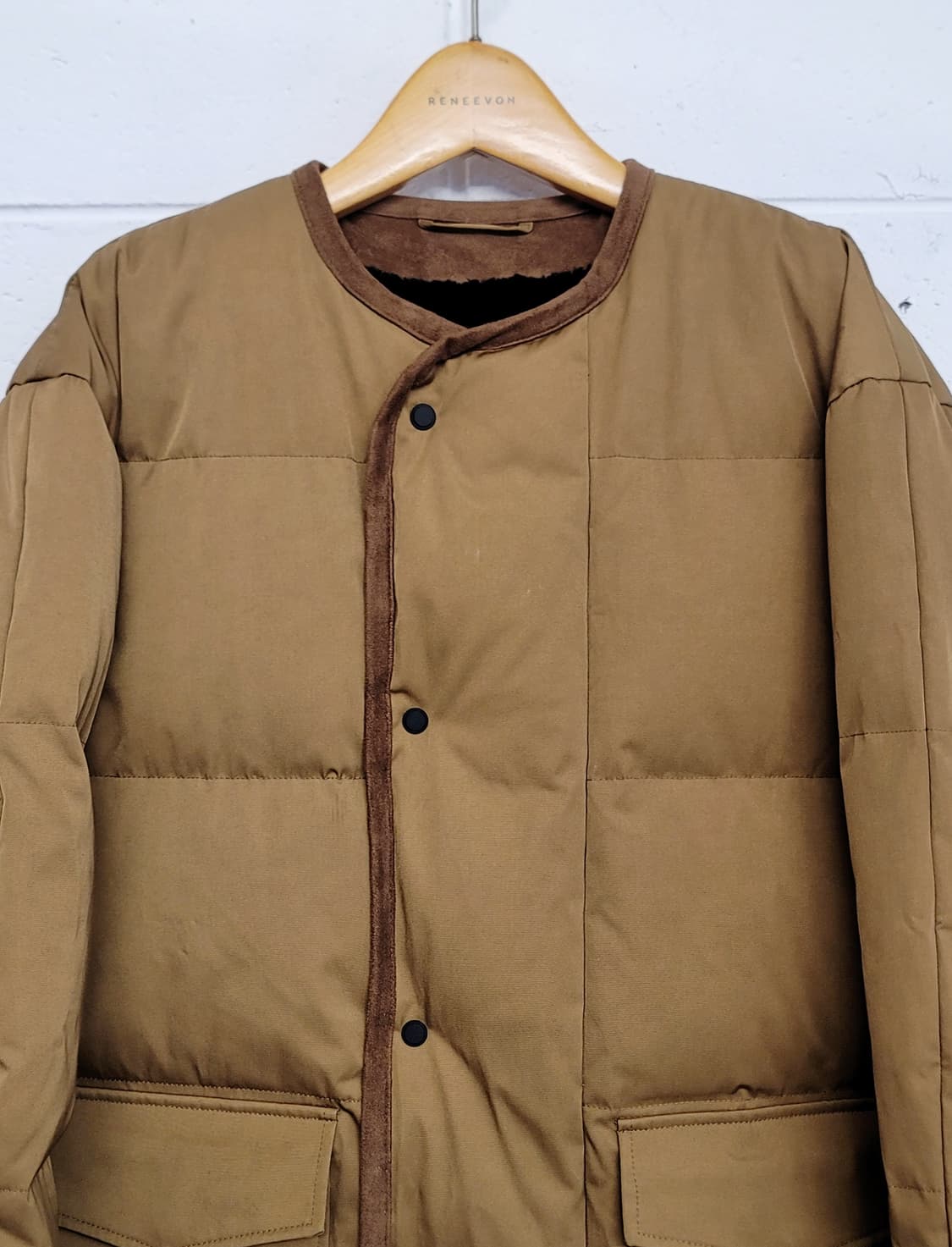 SIEG(지이크) 빅포켓 카멜 라운드 덕다운(오리털) 패딩자켓(점퍼) 상품이미지3