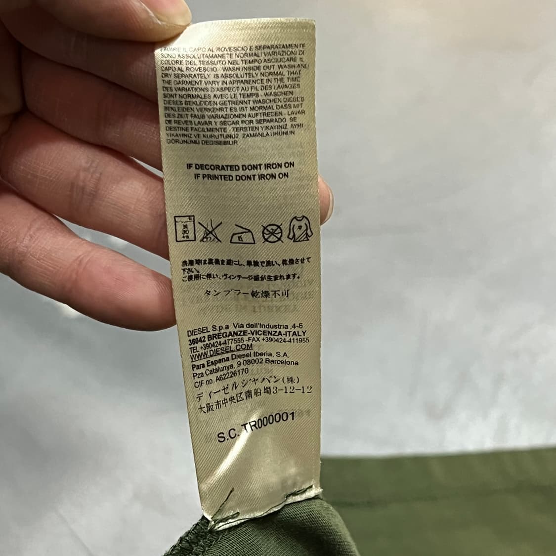  디젤 프린팅 반팔티 y15876 상품이미지7