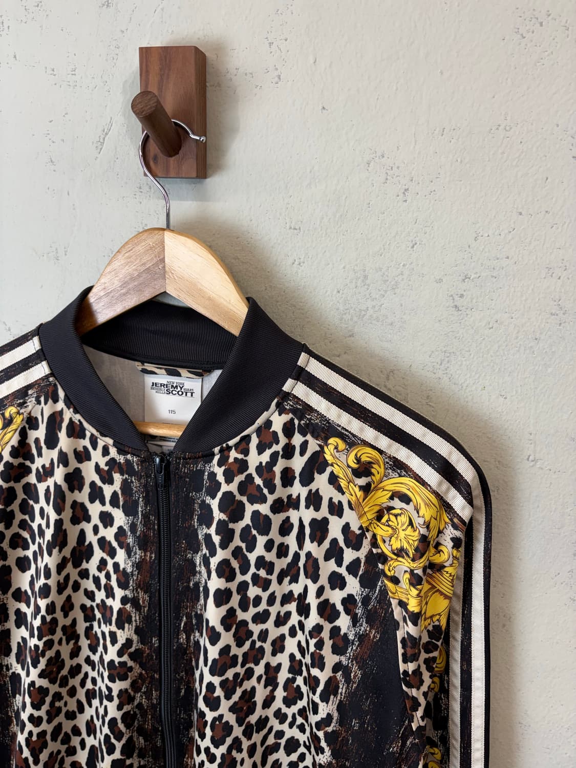 아디다스 빈티지 제레미스캇 레오파드 트랙탑 져지 상품이미지5