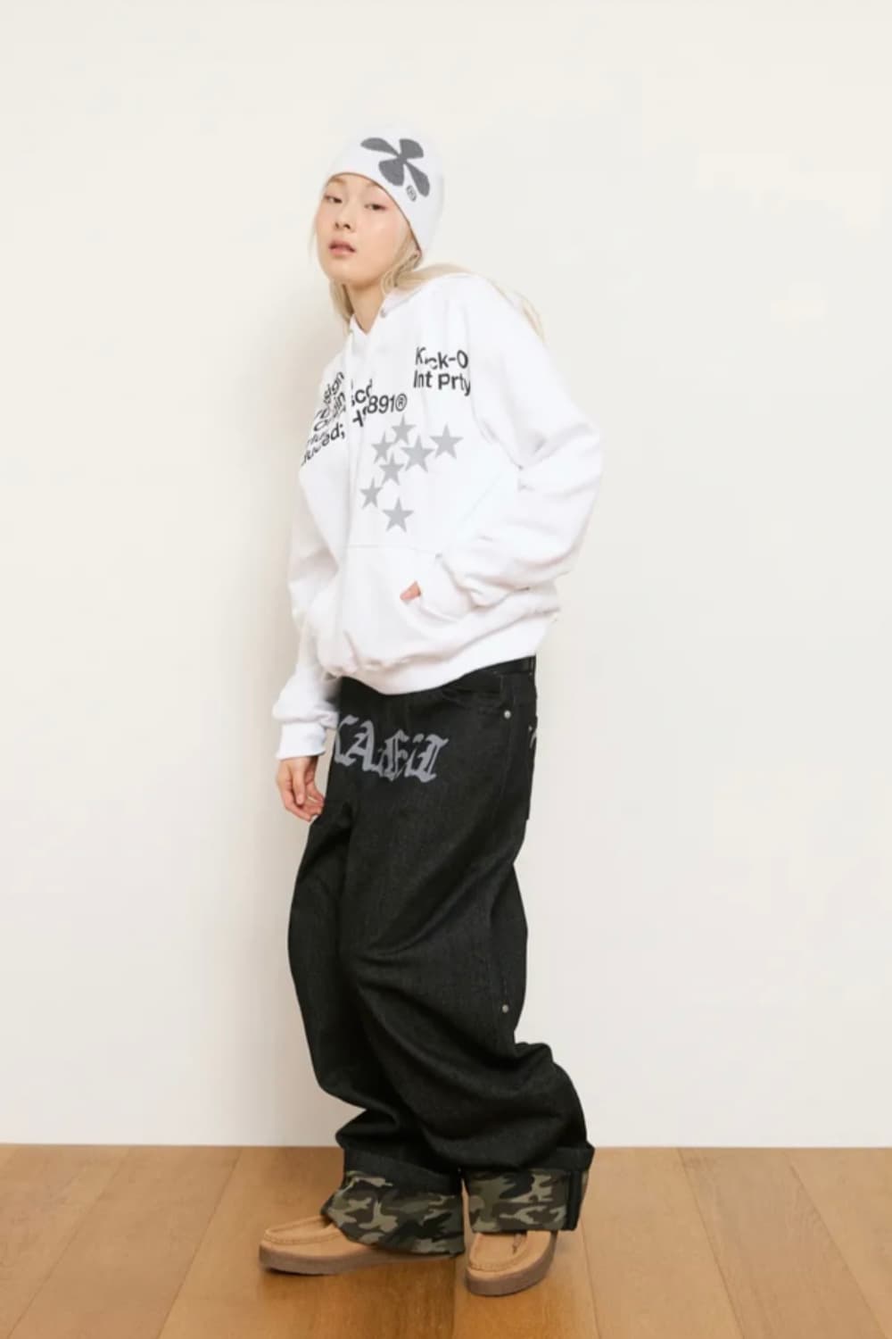 네스티킥 카이파이 후드티 Int Prty Hoodie White 상품이미지4