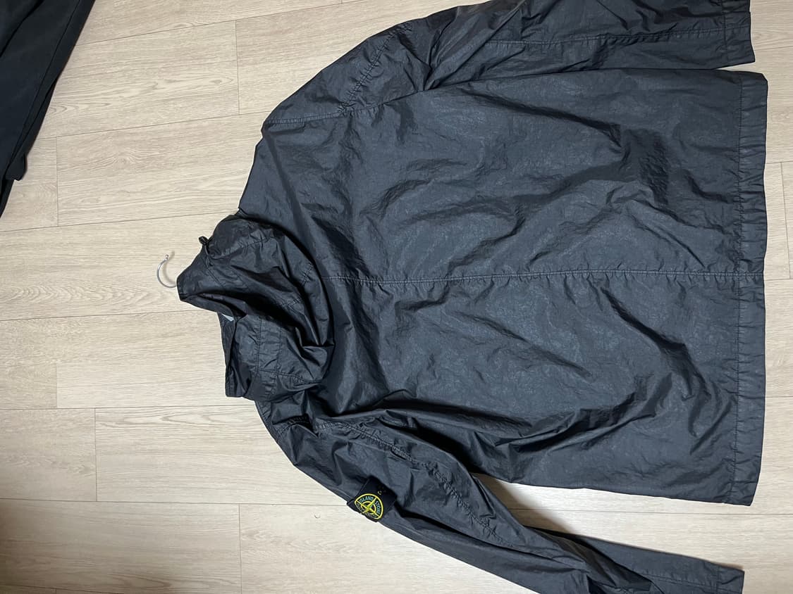 스톤아일랜드 블랙 후드 자켓(L) 상품이미지2