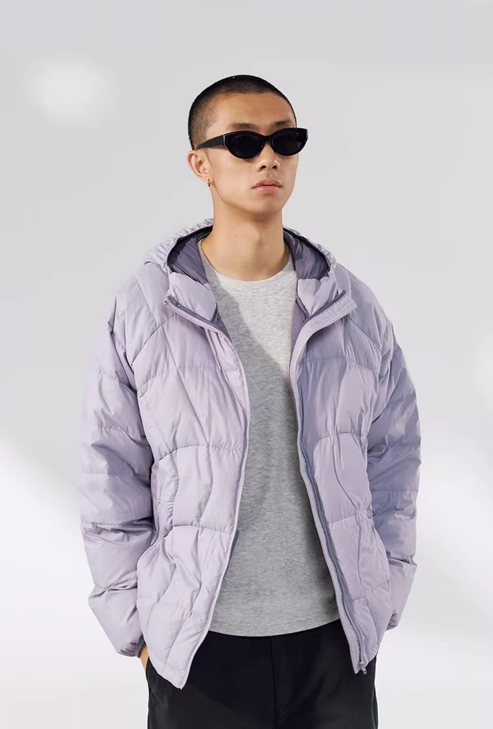 ️️️♦️ Sorona / 소로나 아우라 다운 경량 후드 패딩 파카 자켓 상품이미지8