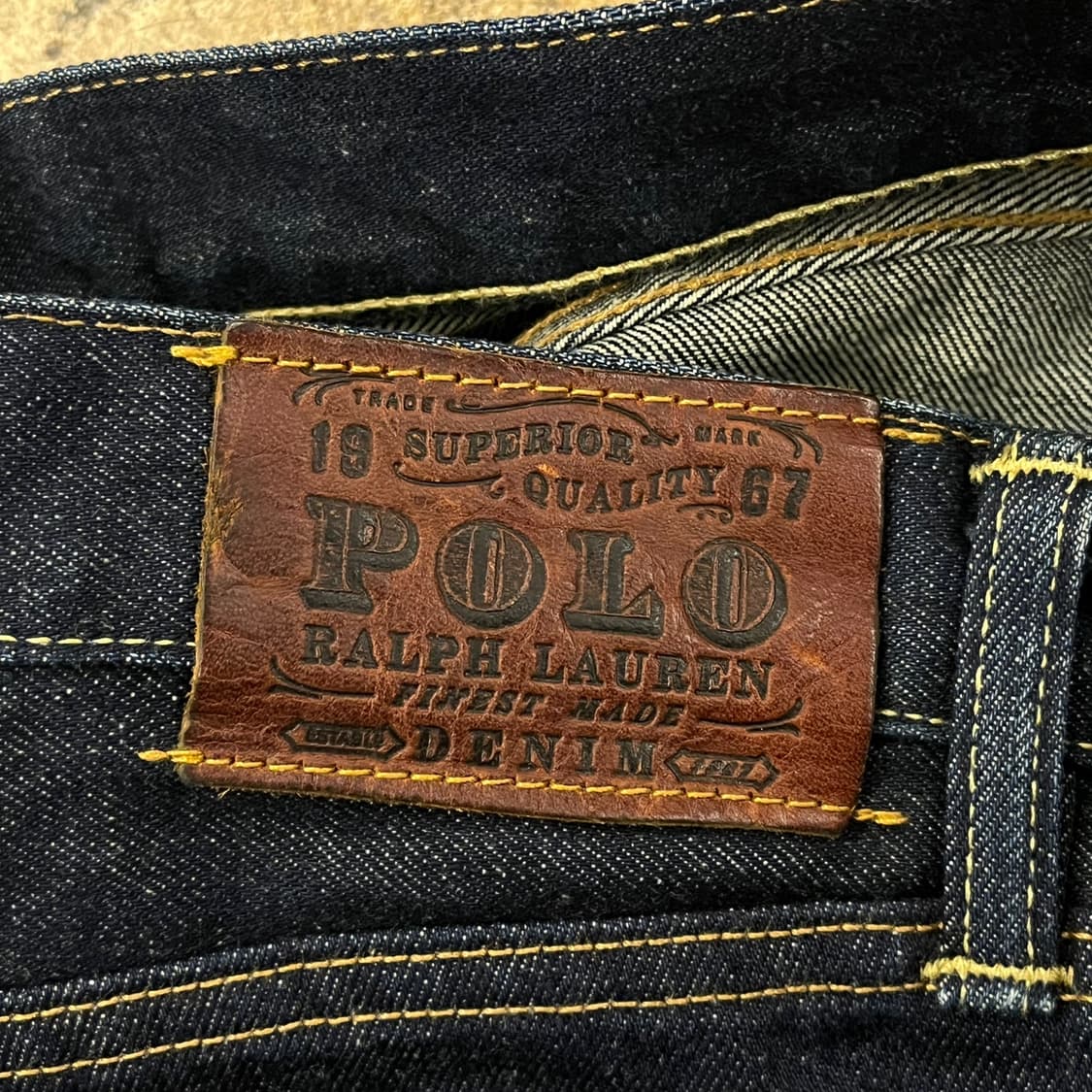 [정품] 폴로 랄프로렌 데님 청바지 진청 b16 상품이미지4