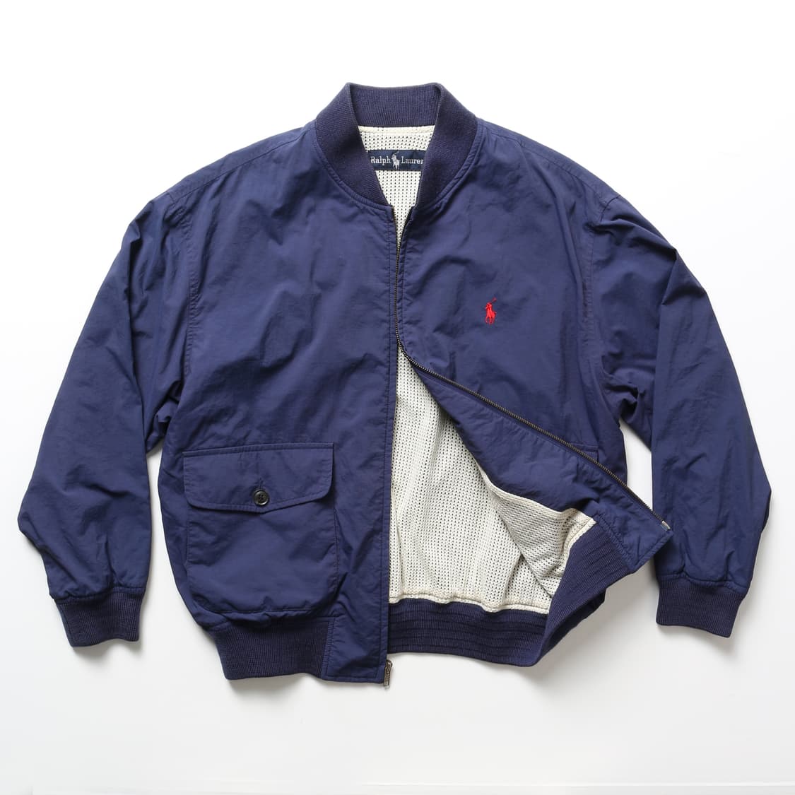 폴로 90s 나일론 A-1 봄버 자켓   상품이미지6
