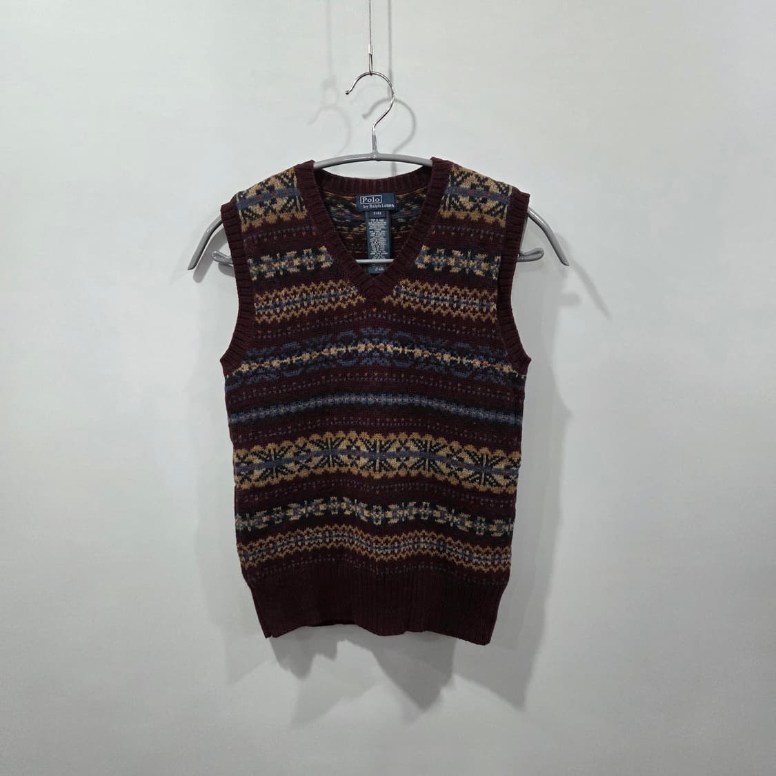 폴로랄프로렌 키즈 페어아일 니트 베스트 S/8 상품이미지1