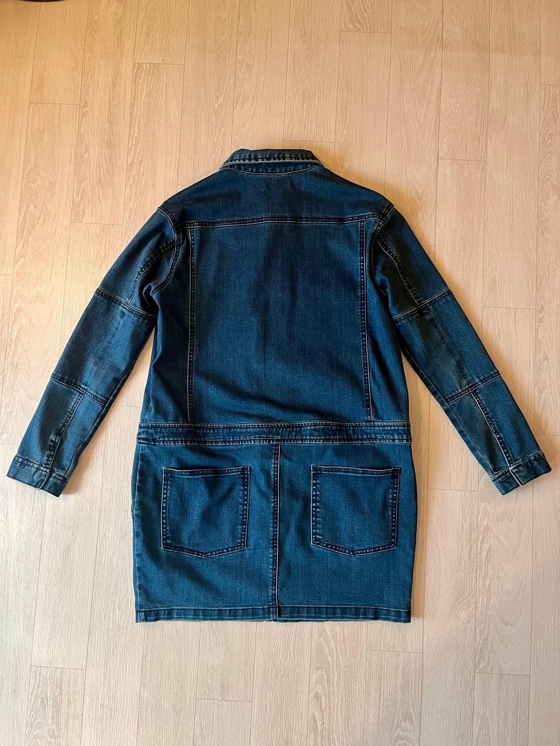 TOMBOY 데님 원피스 (유니크한 워크웨어 감성) 상품이미지7