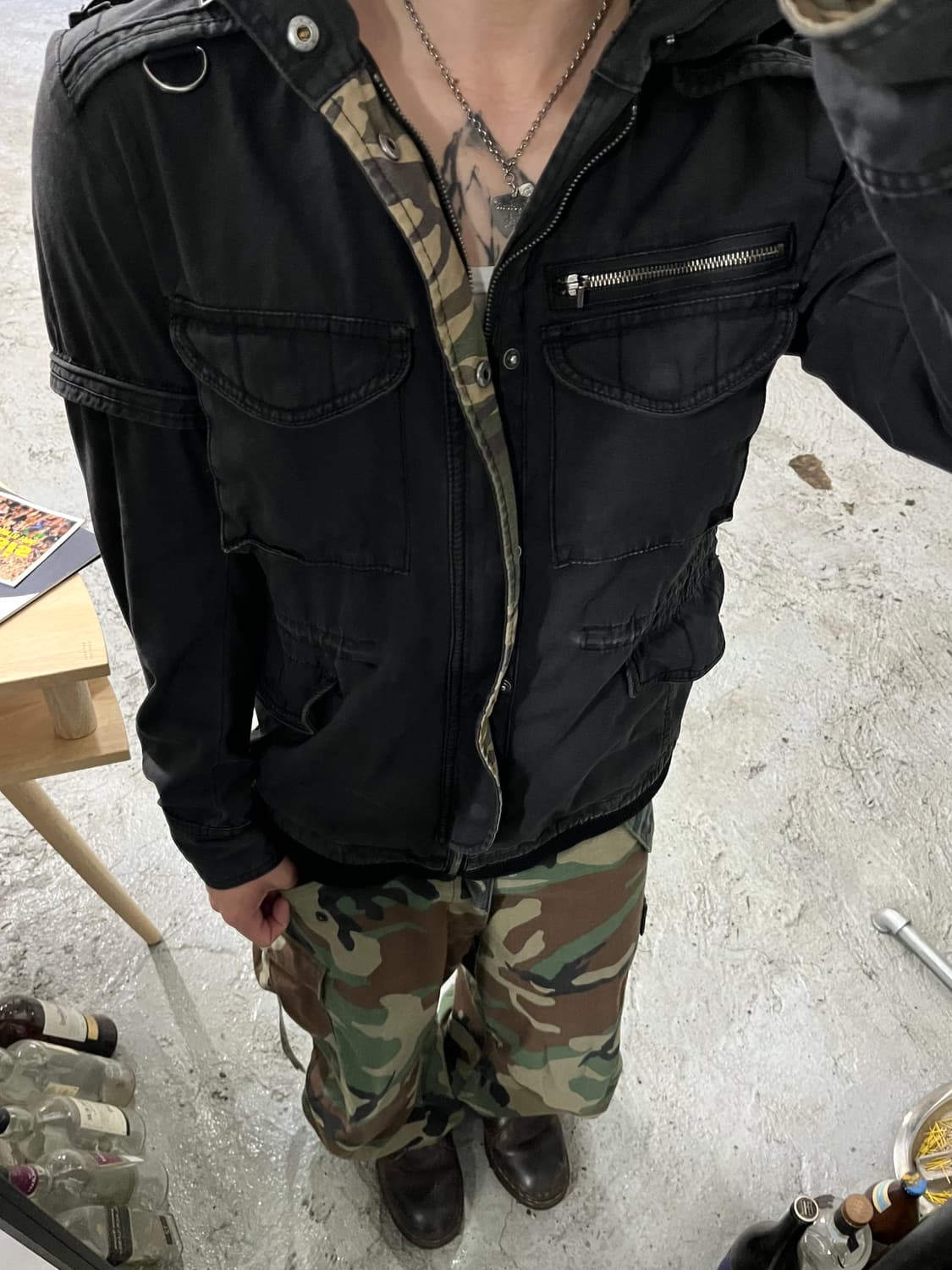 PincPonc camo detail Field jacket 상품이미지4