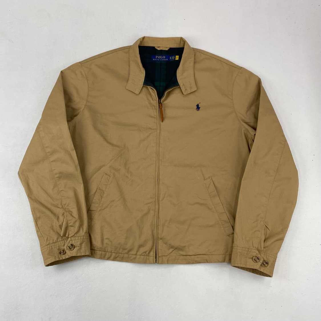 폴로 QR 신형 베이지 코튼 바라쿠타 자켓 (105) 상품이미지2