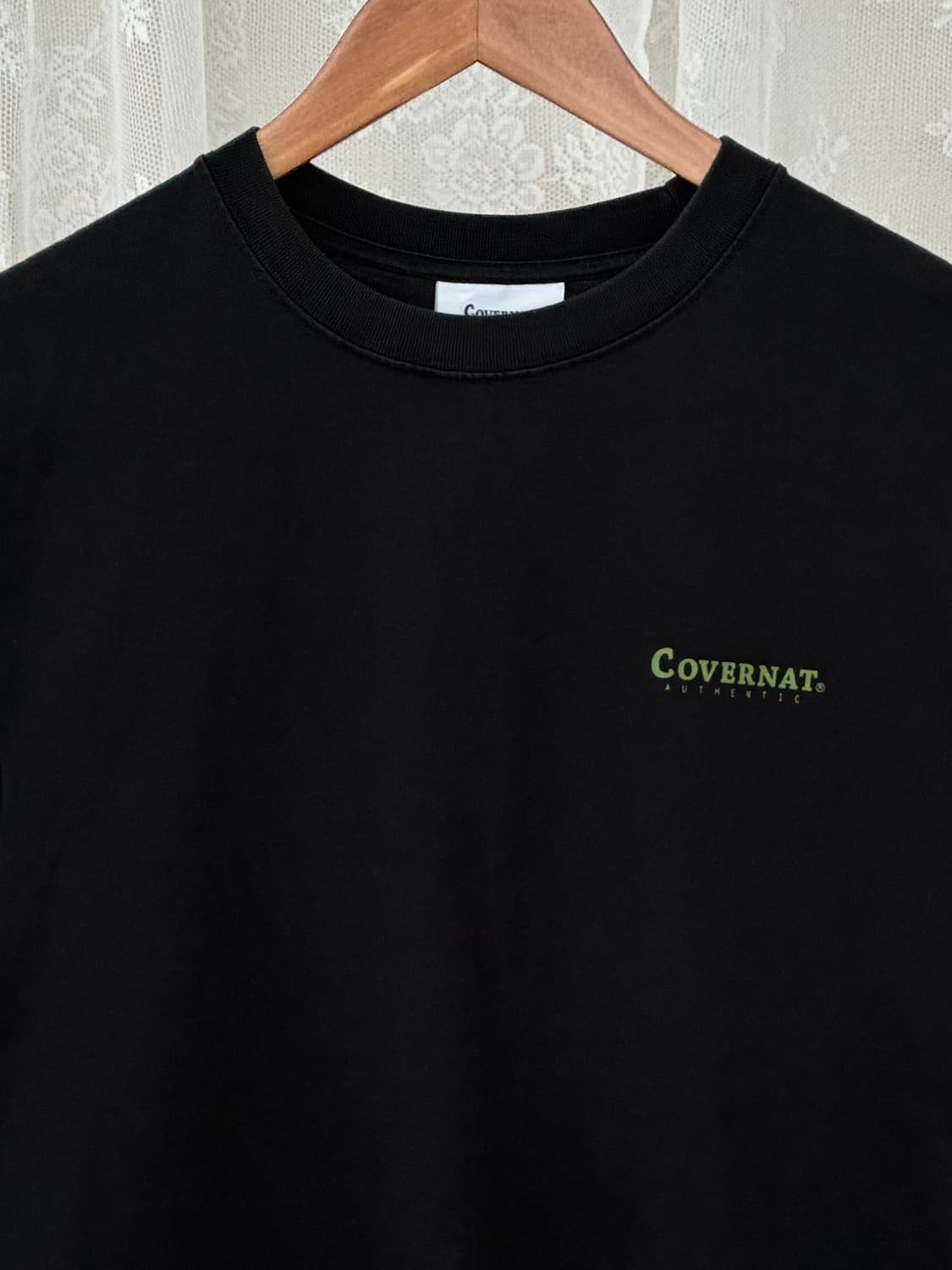 S) 커버낫 그래픽 반팔 티셔츠 블랙 상품이미지3
