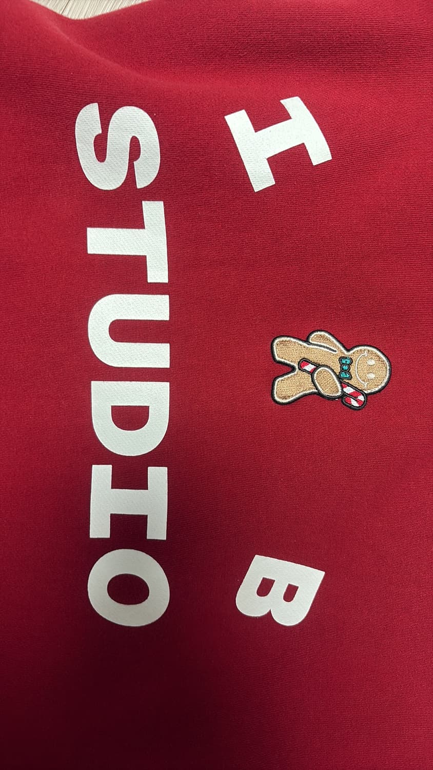 아이앱 스튜디오 크리스마스 한정판 후드 L 상품이미지3