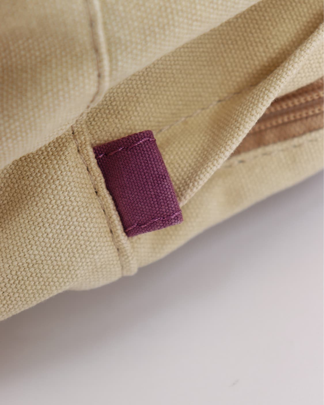 [anello] 아이보리 워시드 캔버스 백팩 상품이미지8