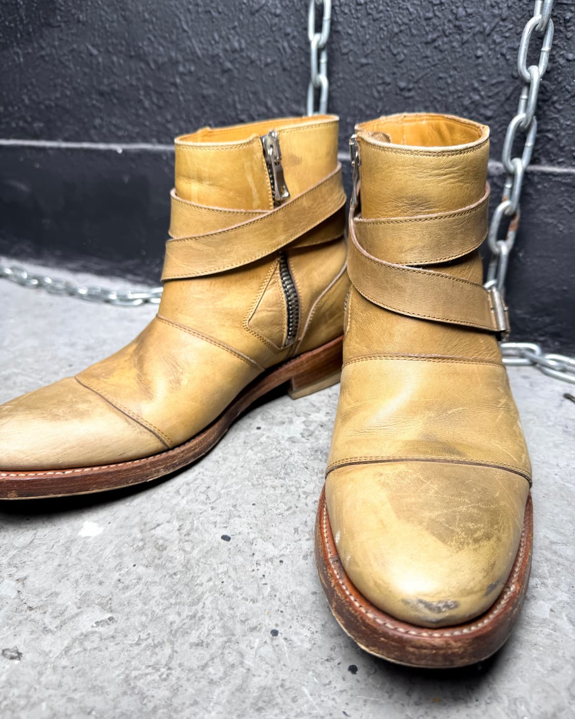 Balmain – Double Strap Jodhpur Boots 상품이미지3