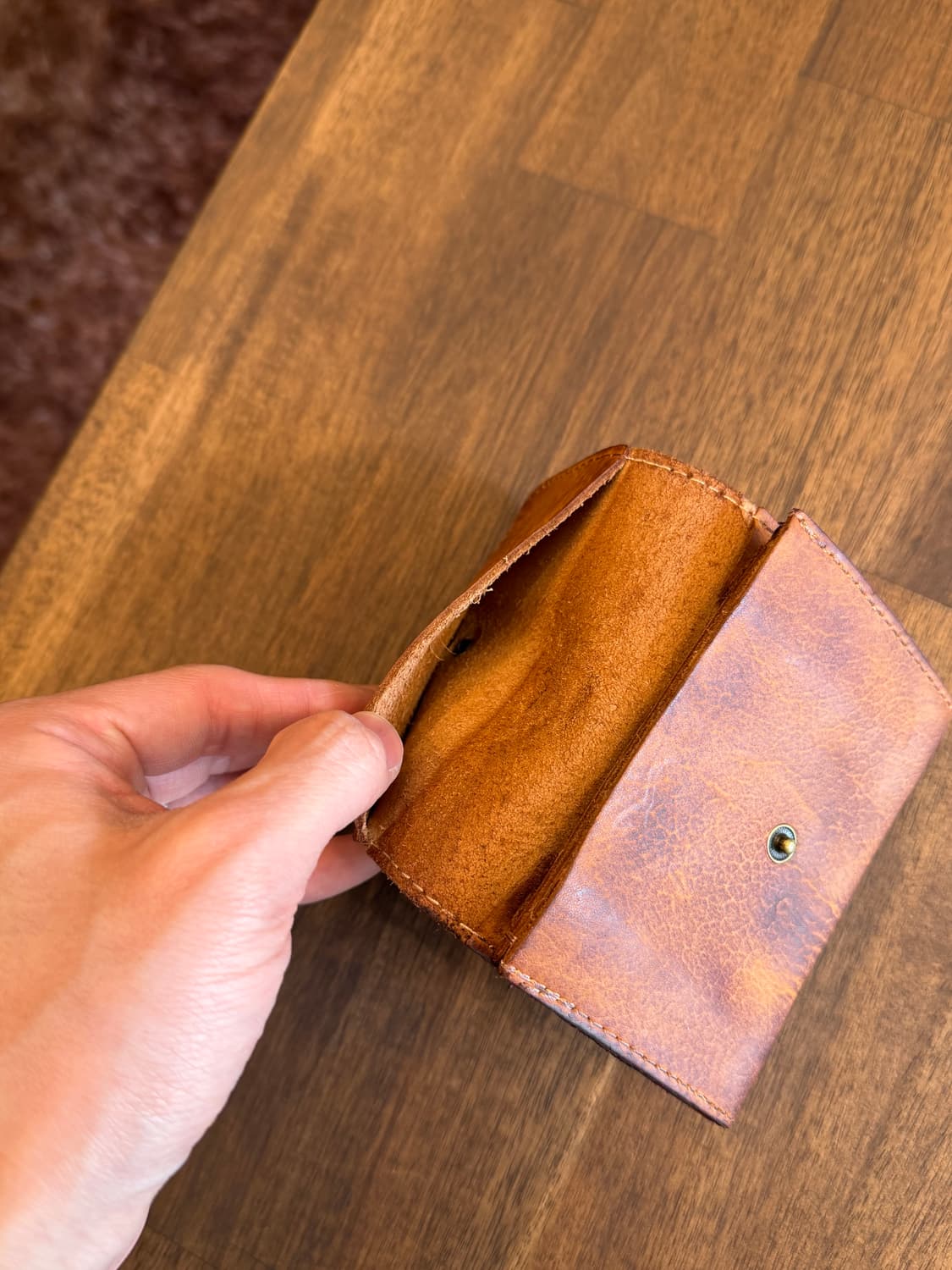 Vtg 빈티지 콘초 레더 월렛 (Brown) 상품이미지7