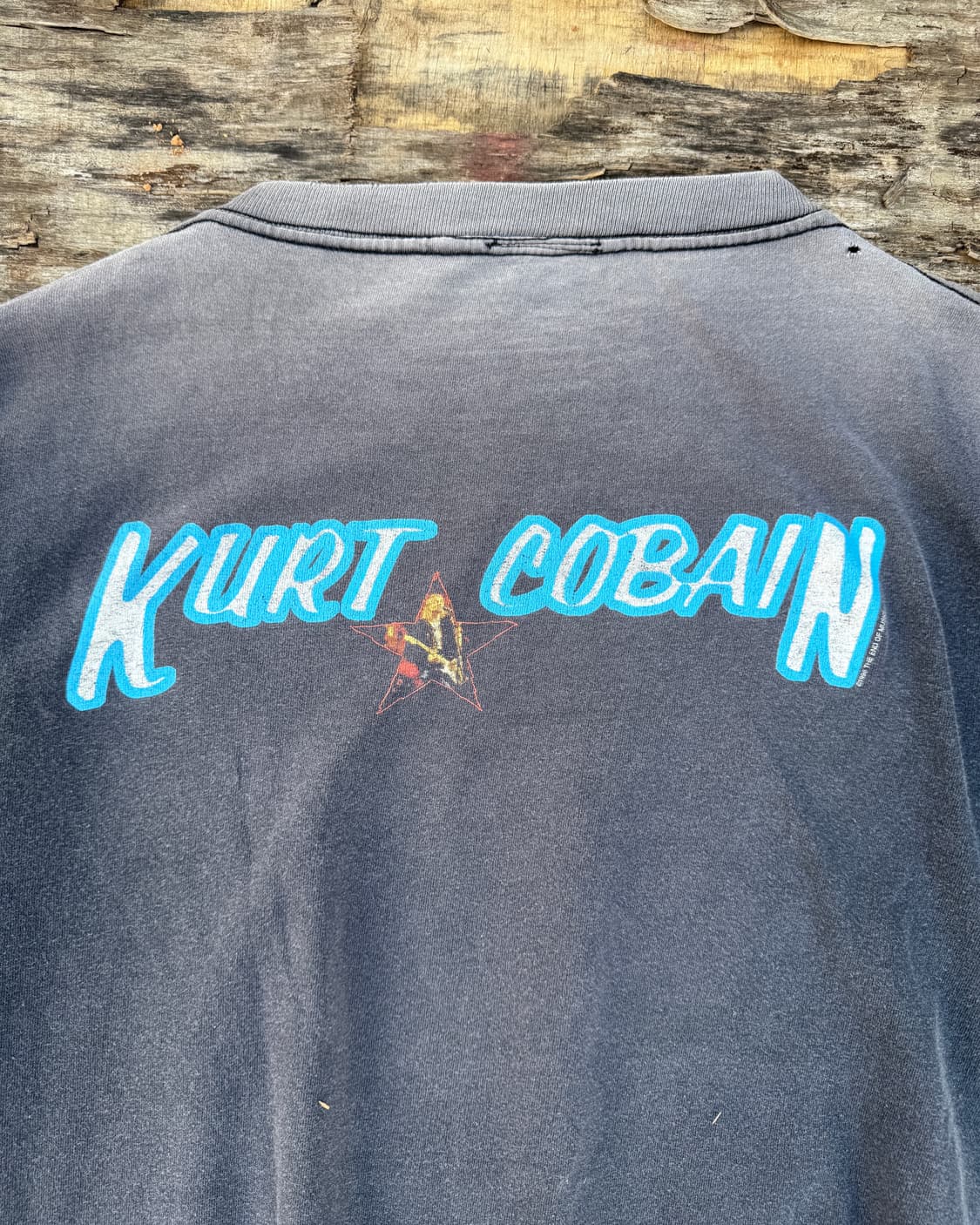 빈티지 커트코베인 1996 페이딩 티셔츠 상품이미지4