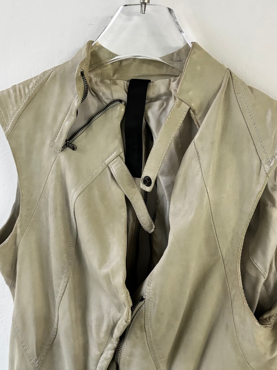 일라리아 니스트리 램스킨 레더 베스트  상품이미지7