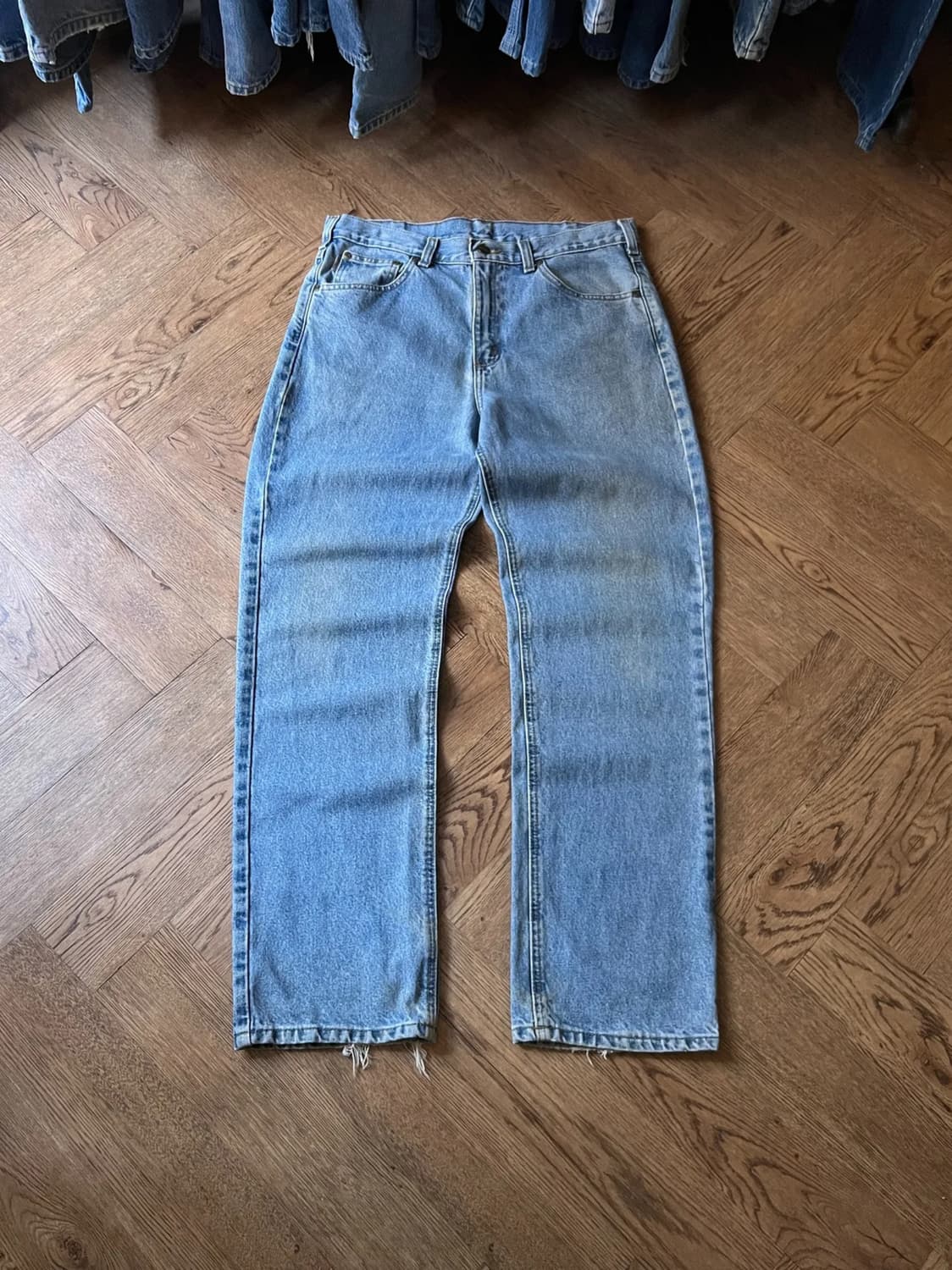 [34]칼하트 USA 빈티지 워싱 워크 데님 팬츠 상품이미지1