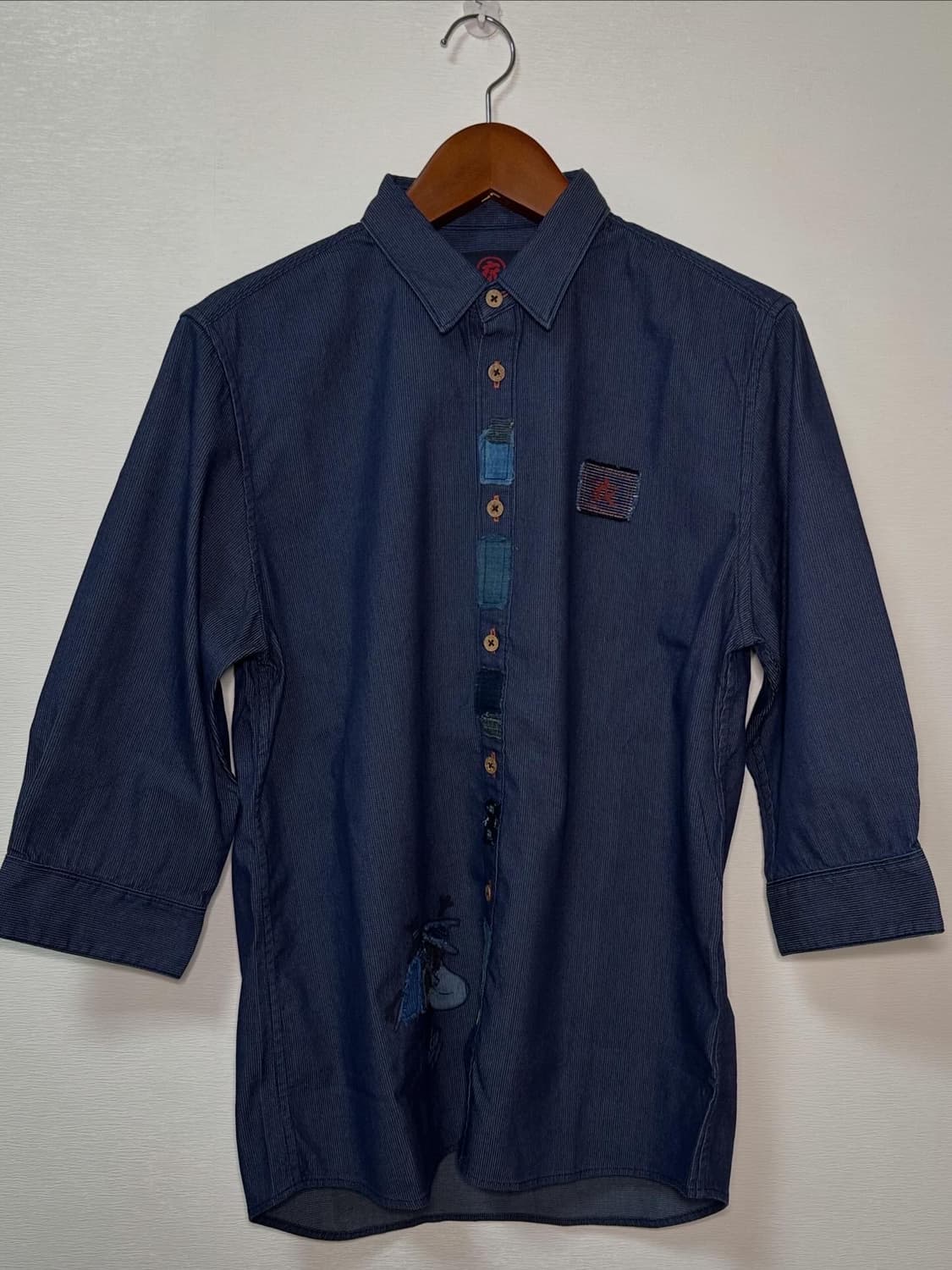 오스티아 재팬 코로모/ 인디고 요괴 셔츠 (새상품) 상품이미지1