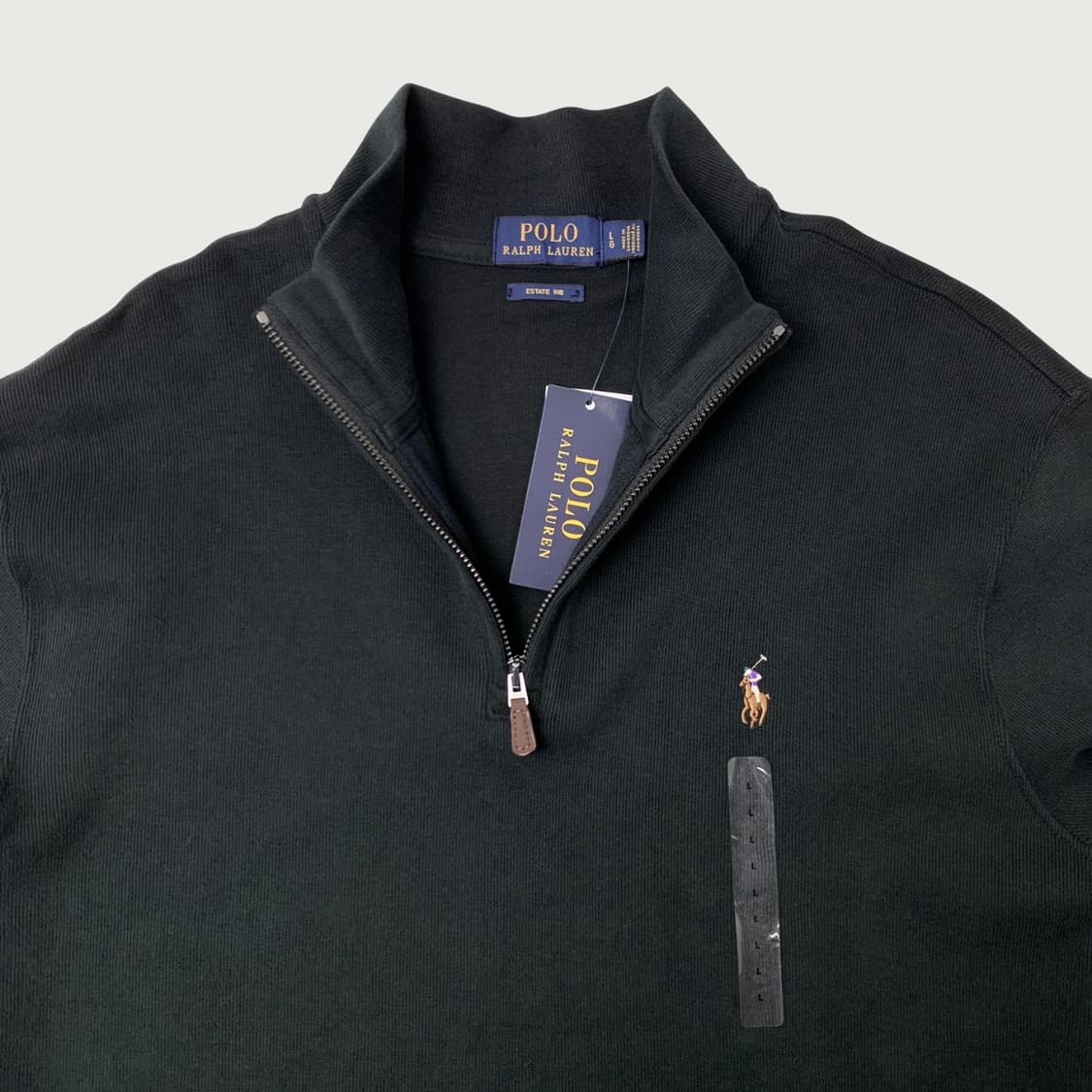 [L,XL/정품] 폴로 랄프로렌 블랙 하프 반집업 상품이미지3