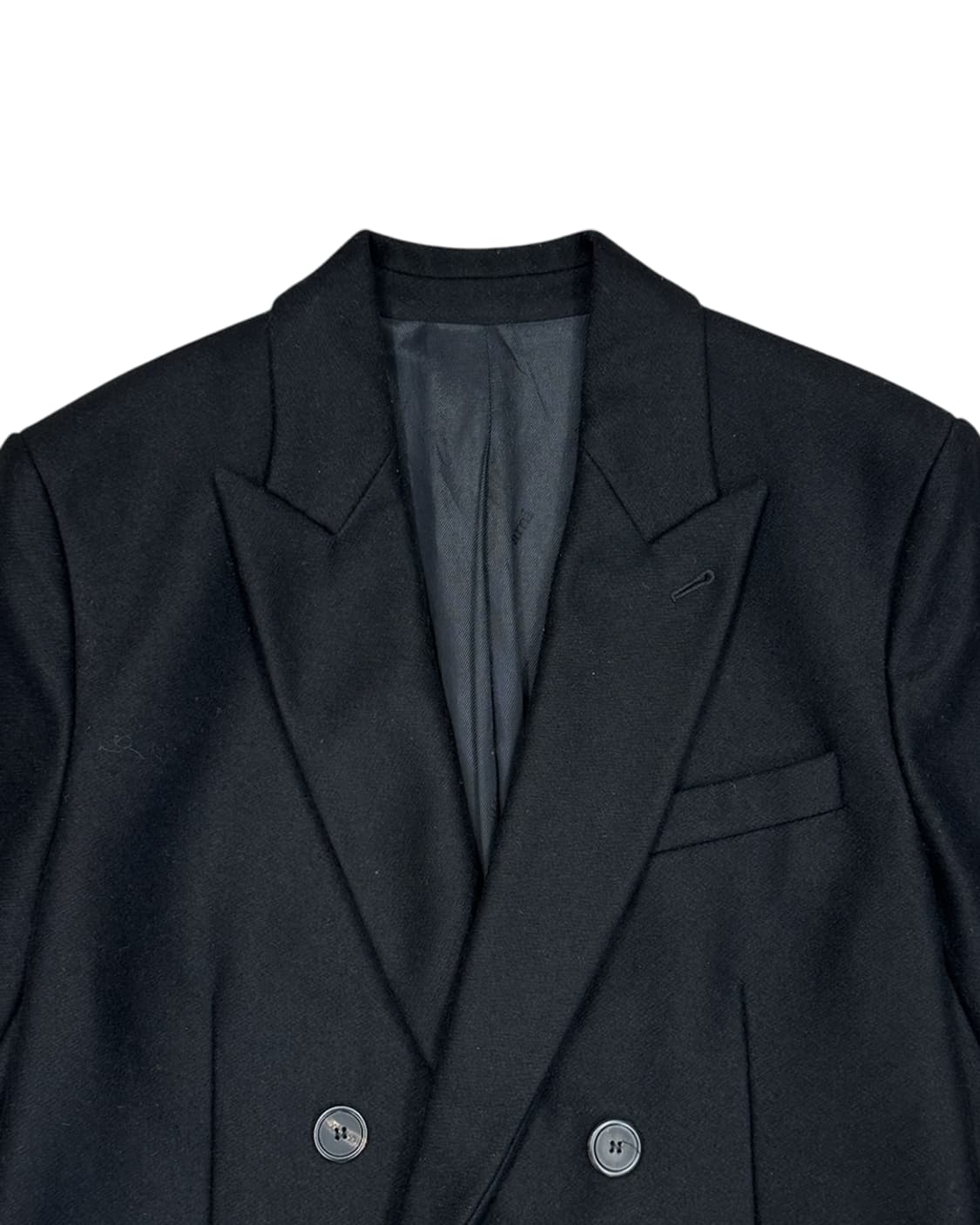 아미 15AW 더블 브레스티드 Tuskania 울 코트 상품이미지6