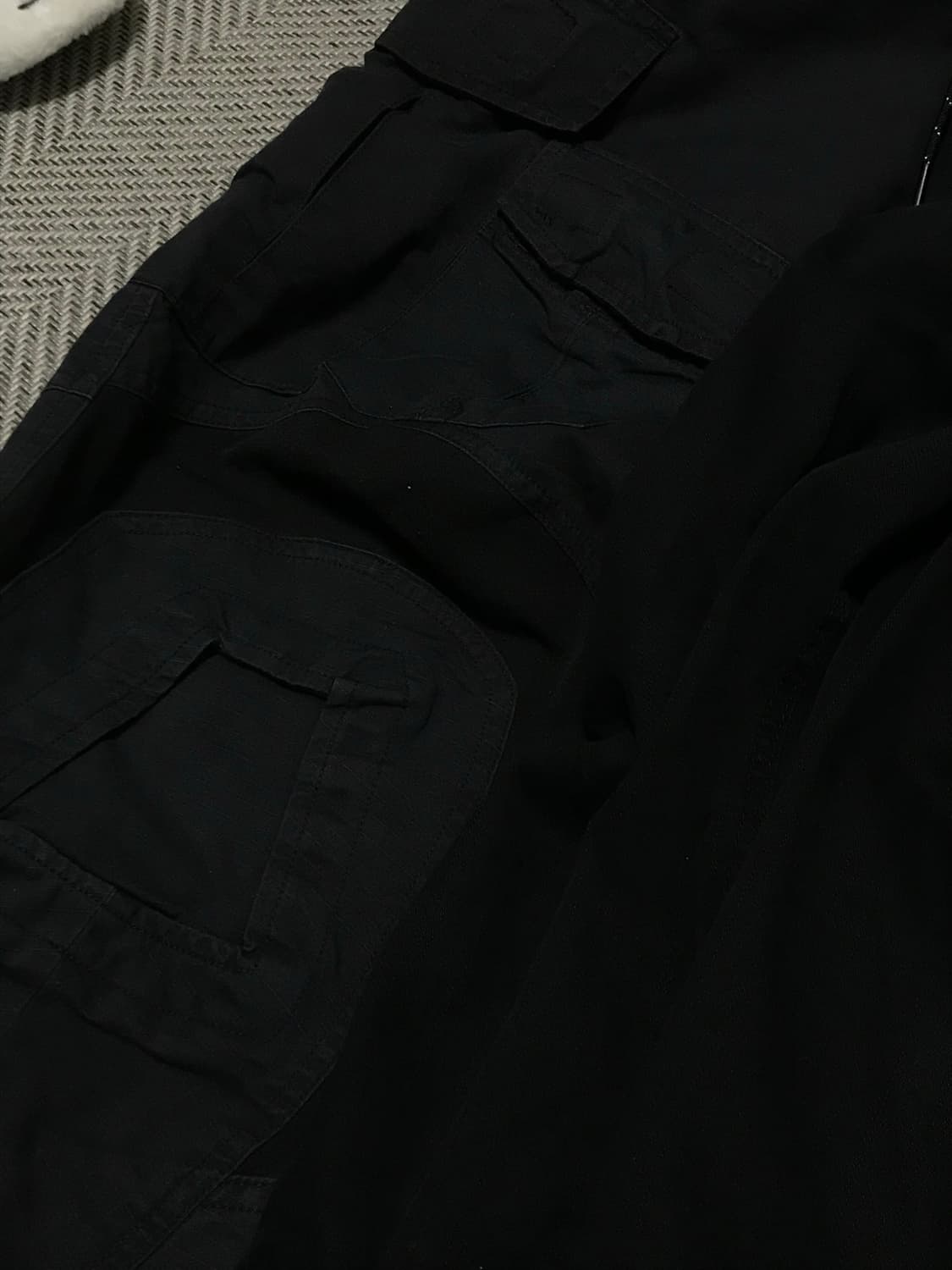 빈티지 와이즈걸 네이비 커스텀 팬츠 상품이미지3