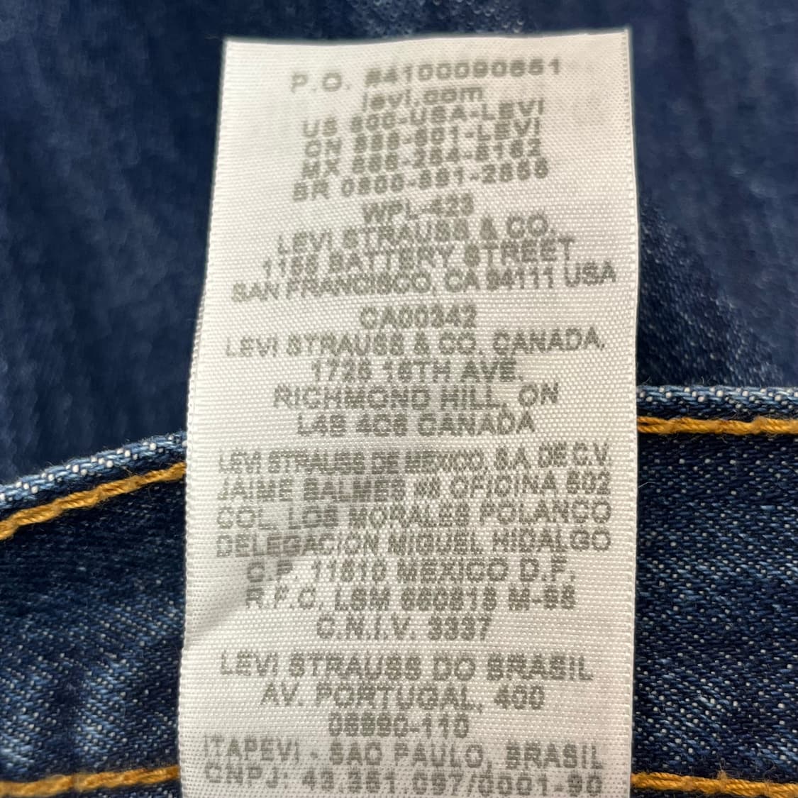 리바이스 501 오리지널 남성 데님 (34) 상품이미지6