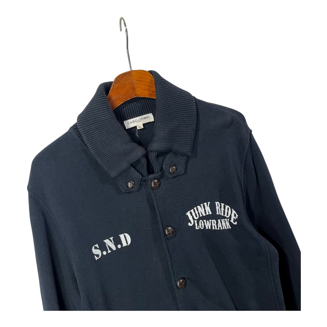 [Cab clothing] 캡클로딩 스컬자수 코튼 가디건 상품이미지3