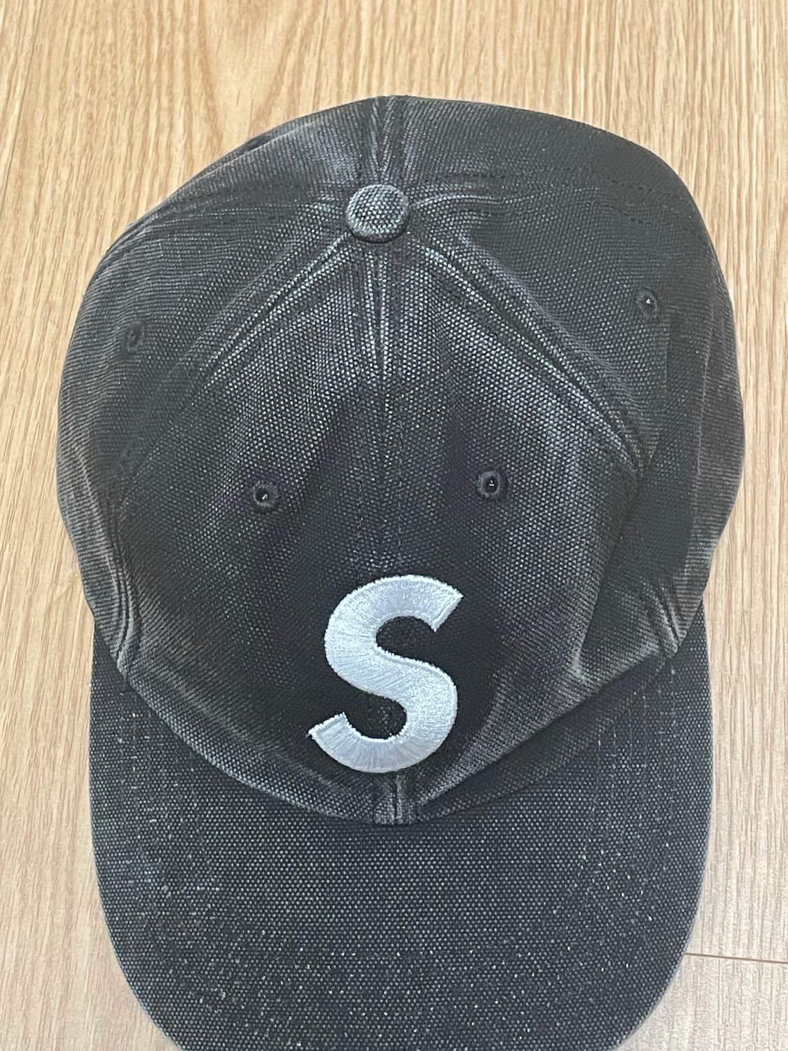 슈프림 25FW 피그먼트 코티드 캔버스 S로고 볼캡 상품이미지1