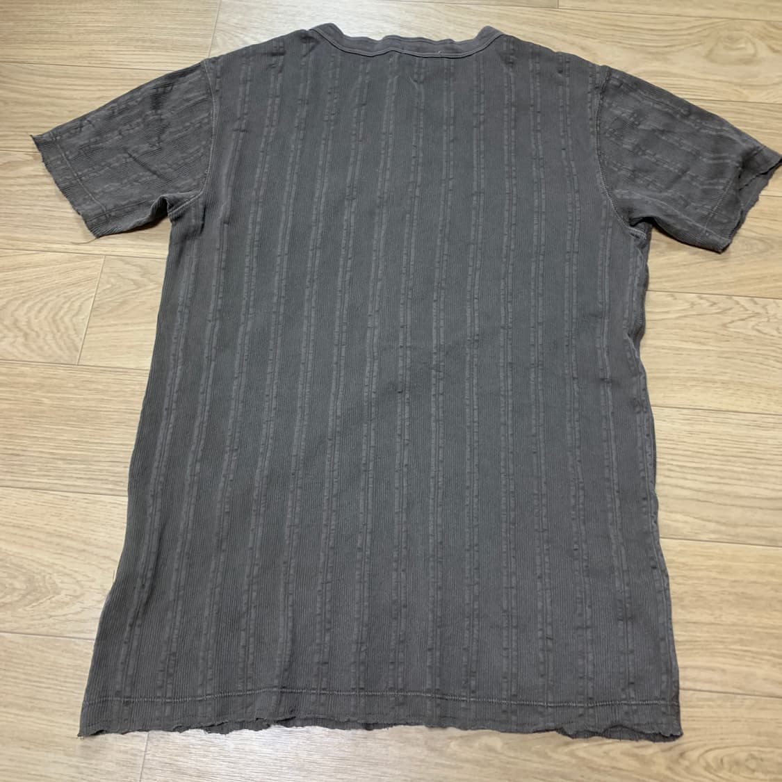 M)EZ by Zegna 에르메네질도 제냐 그런지 헨리넥 반팔(데드스탁) 상품이미지2