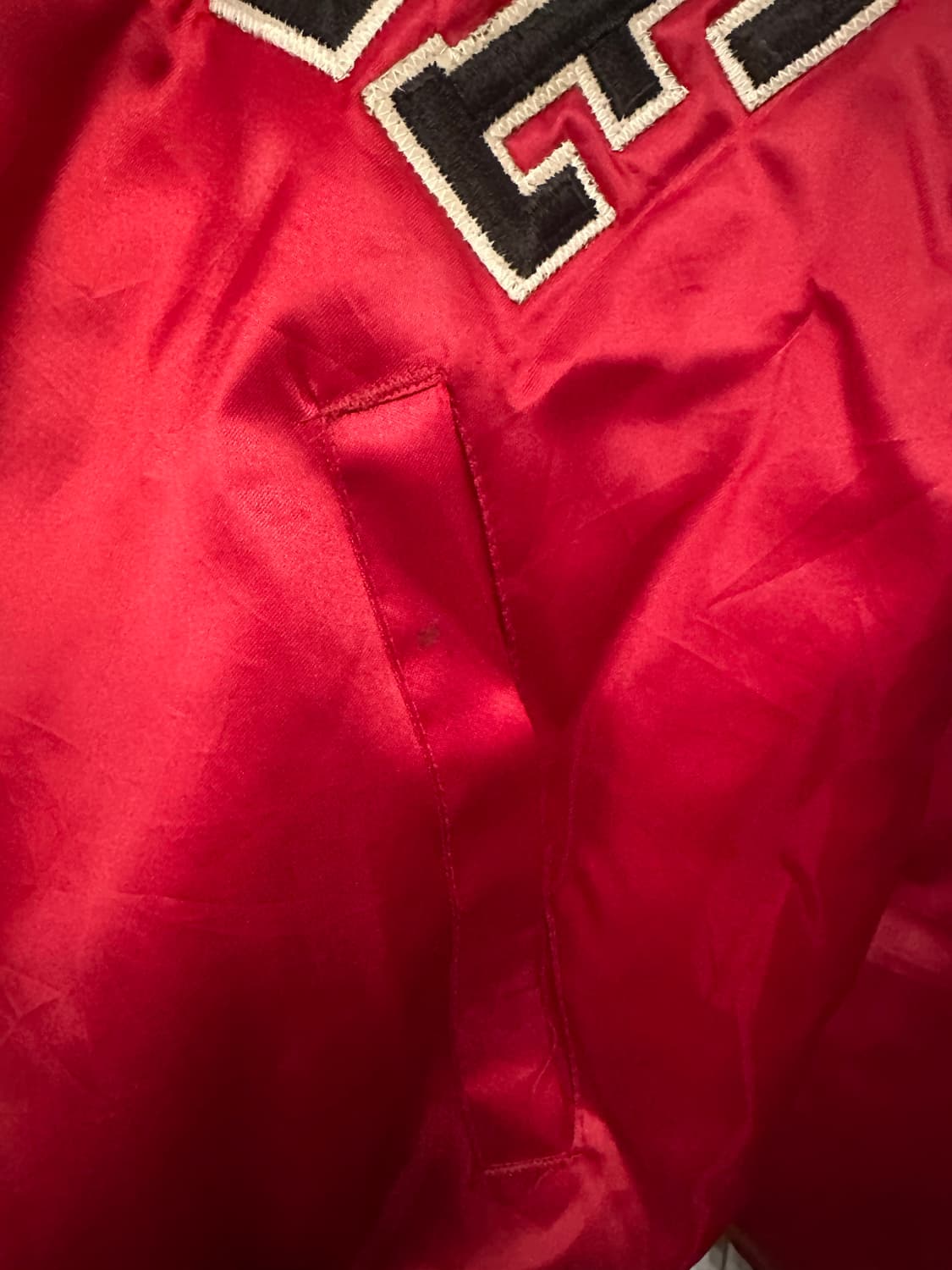 L)스윙스터 사틴 자켓made in usa  상품이미지4