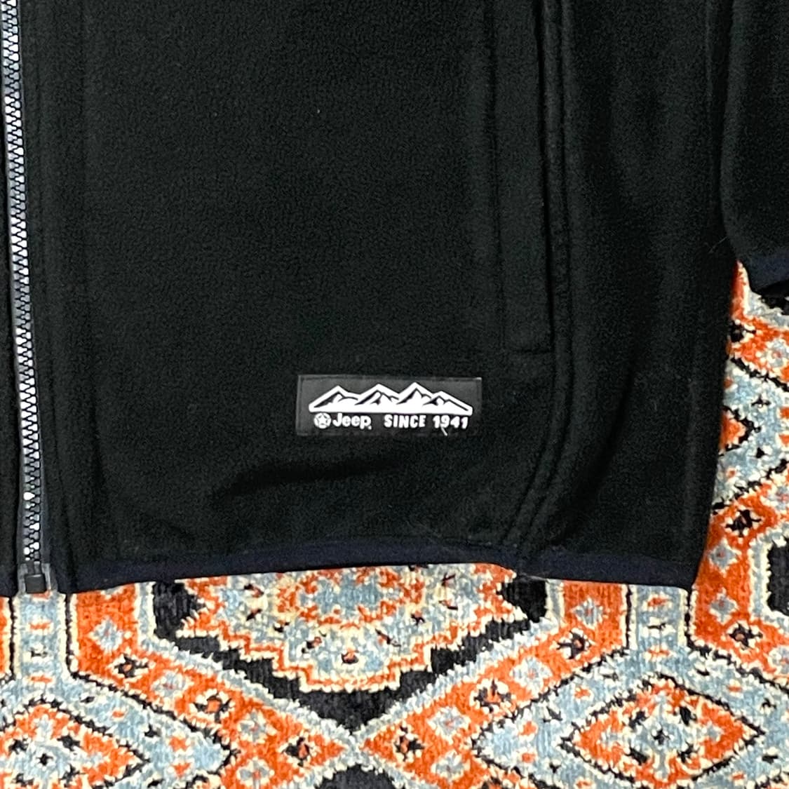 지프 JEEP 블랙 후리스 플리스자켓 남성L 상품이미지2