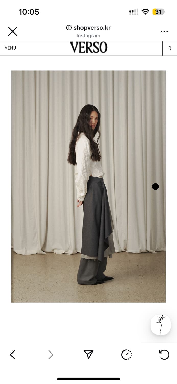 Verso 스커트 BICOLOR WRAP SKIRT 상품이미지5