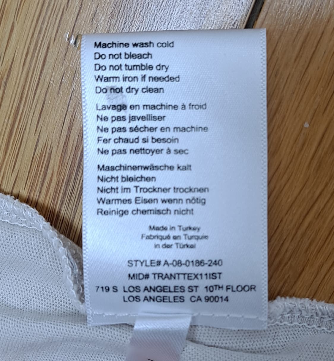 ANINE BING 여성 슬리브리스 티셔츠 (오가닉 코튼) S 상품이미지4