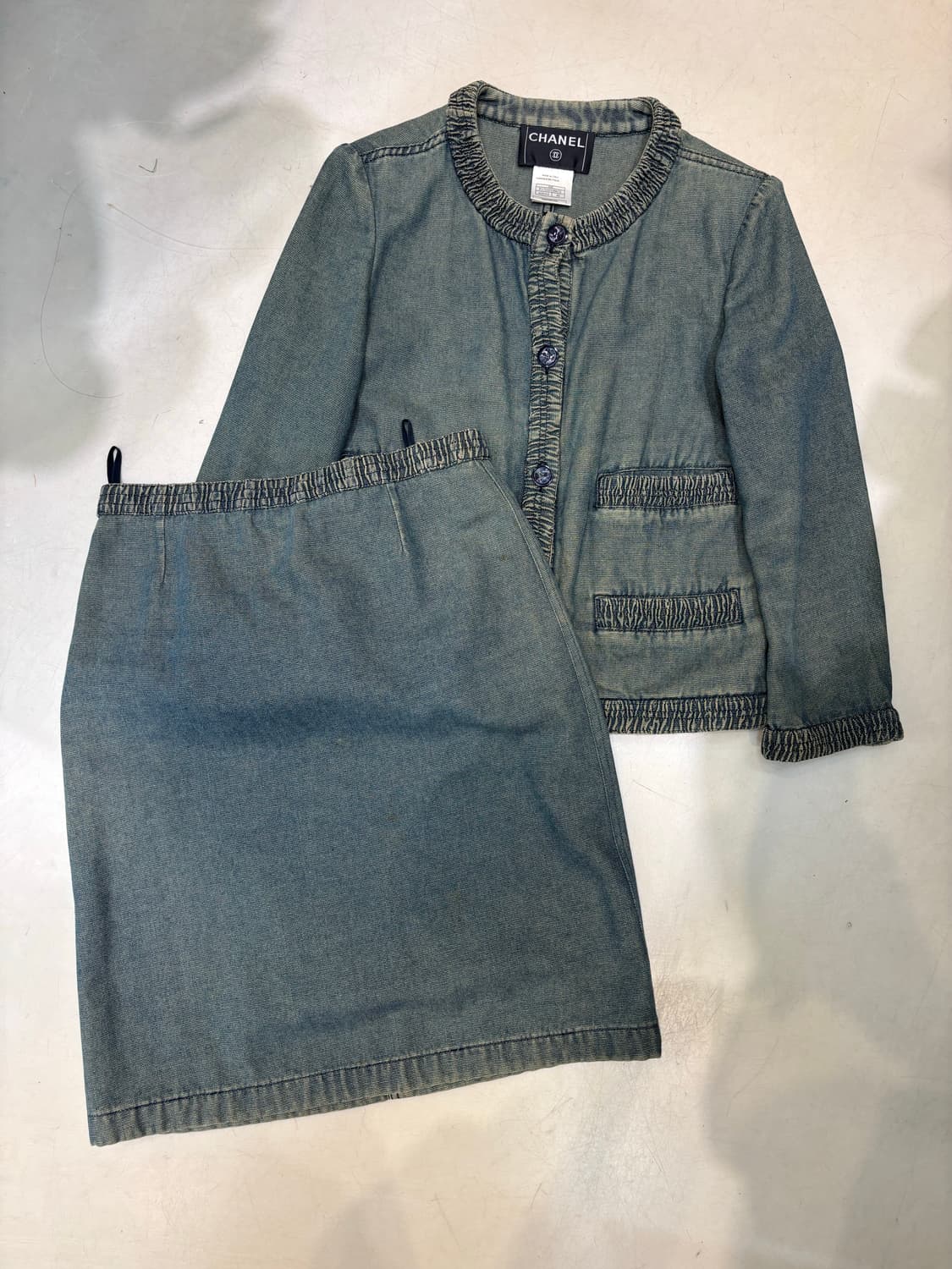 샤넬 데님 셋업 상품이미지1