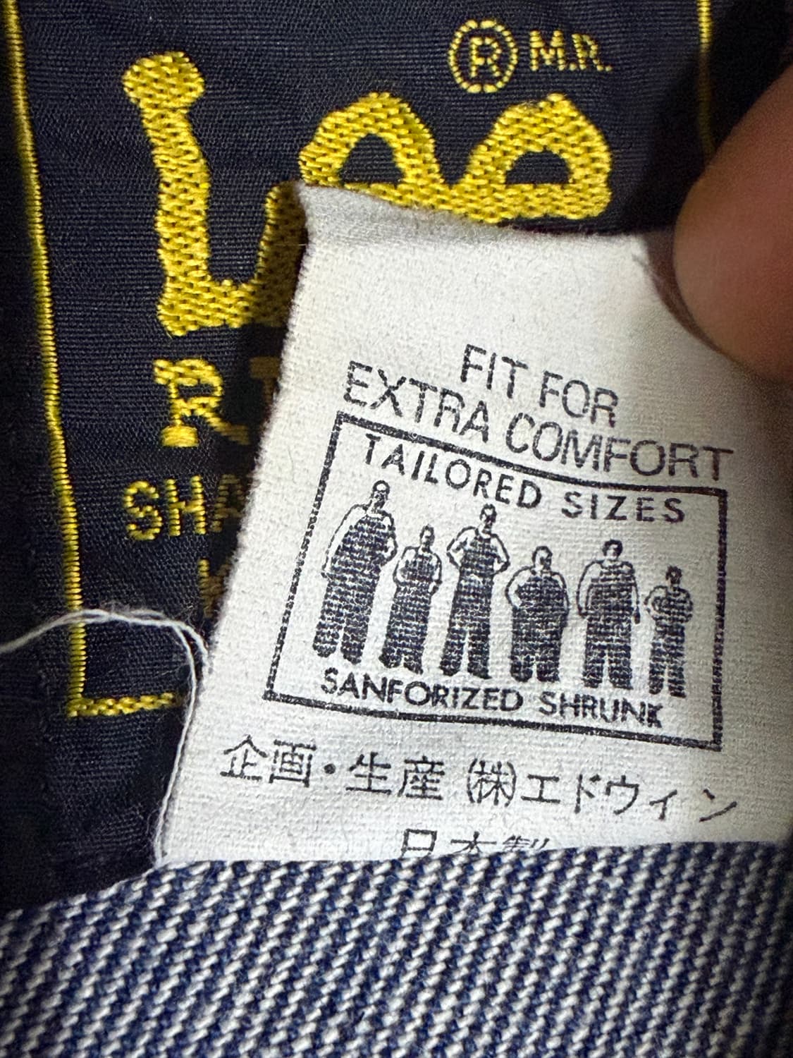 Lee 101j 1세대 데님자켓 상품이미지3