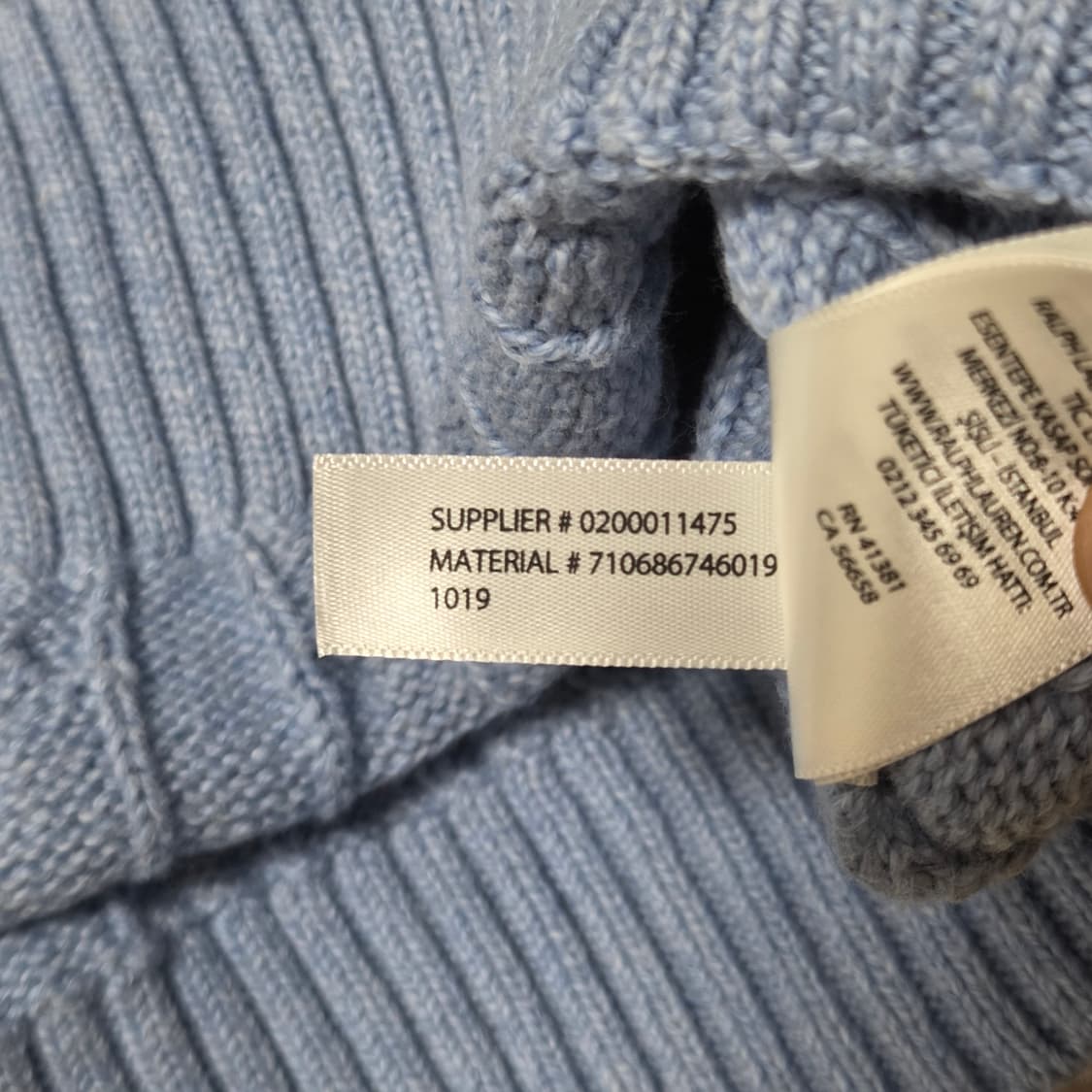 Polo Ralph Lauren 폴로 랄프로렌 코튼 꽈배기 니트 상품이미지5