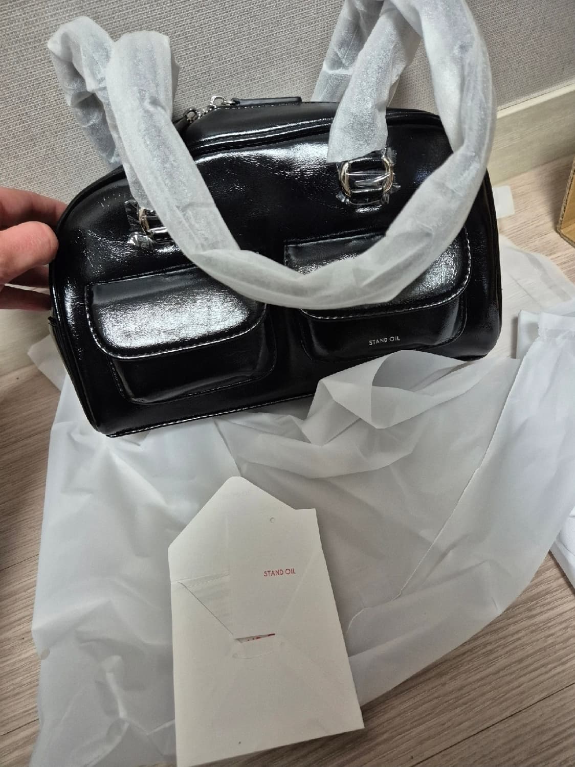 스탠드오일 츄비백 블랙 새상품 상품이미지3