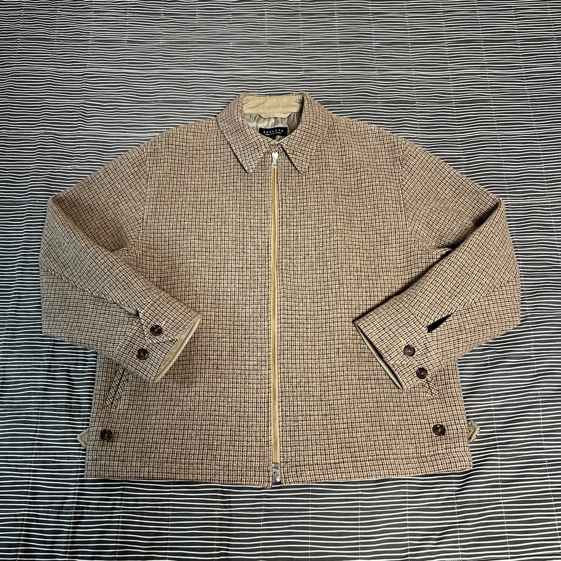 발루트(Ballute) 울 드리즐러 자켓 - 브라운체크 M 상품이미지1