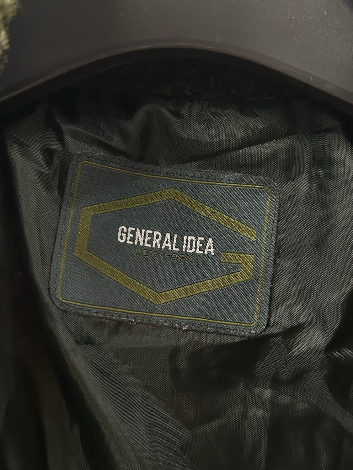 GENERALIDEA 플리스 집업 롱 자켓 올리브 상품이미지6