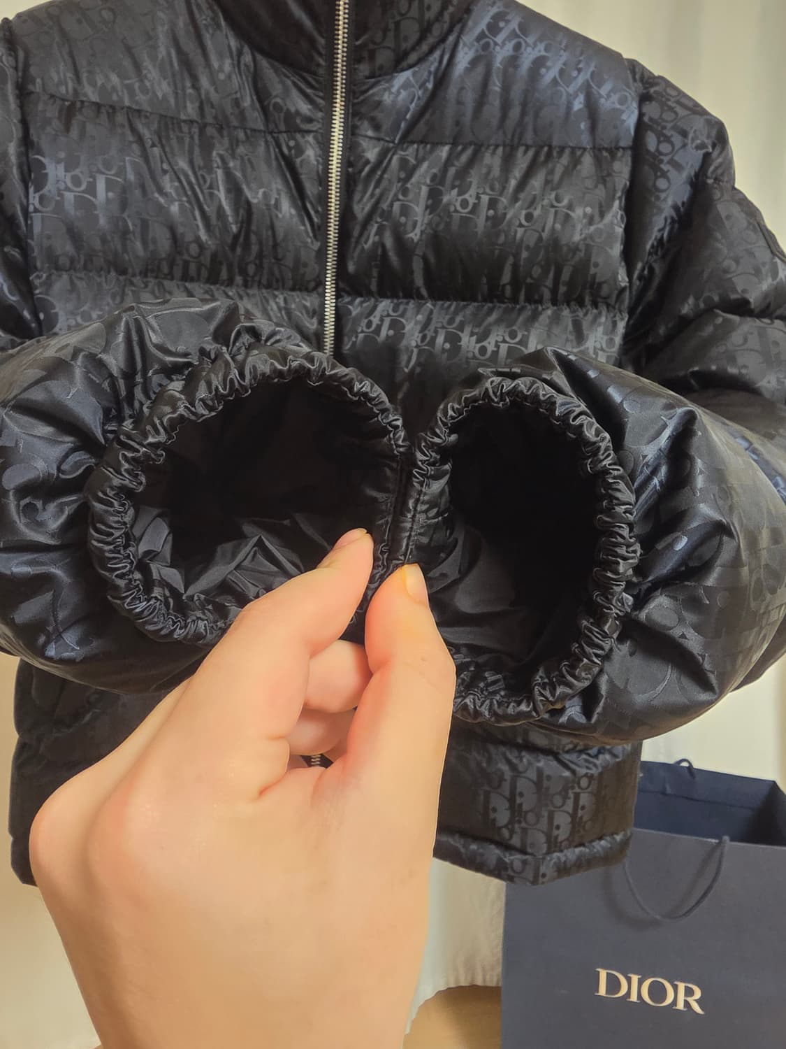 [구매 1주] 디올 오블리크 패딩 블랙 48사이즈 상품이미지4
